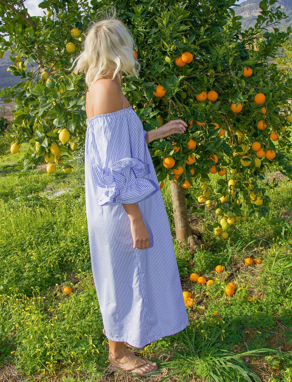crās - Itacras Dress - sommarklänningar - blue stripe - 4
