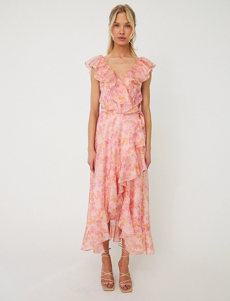 crās - Landoncras Dress - sukienki kopertowe - cloudy flower - 3