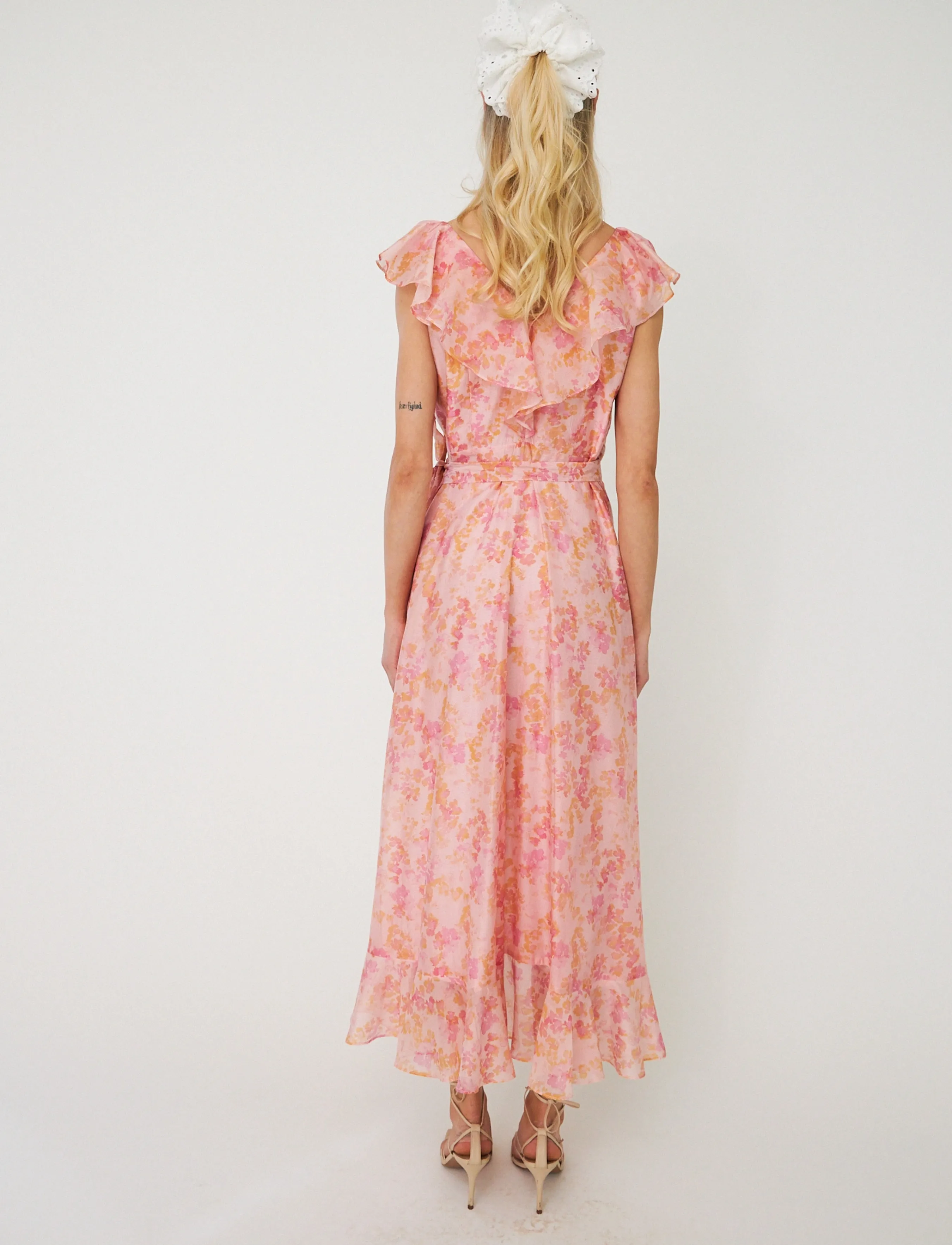 crās - Landoncras Dress - sukienki kopertowe - cloudy flower - 5