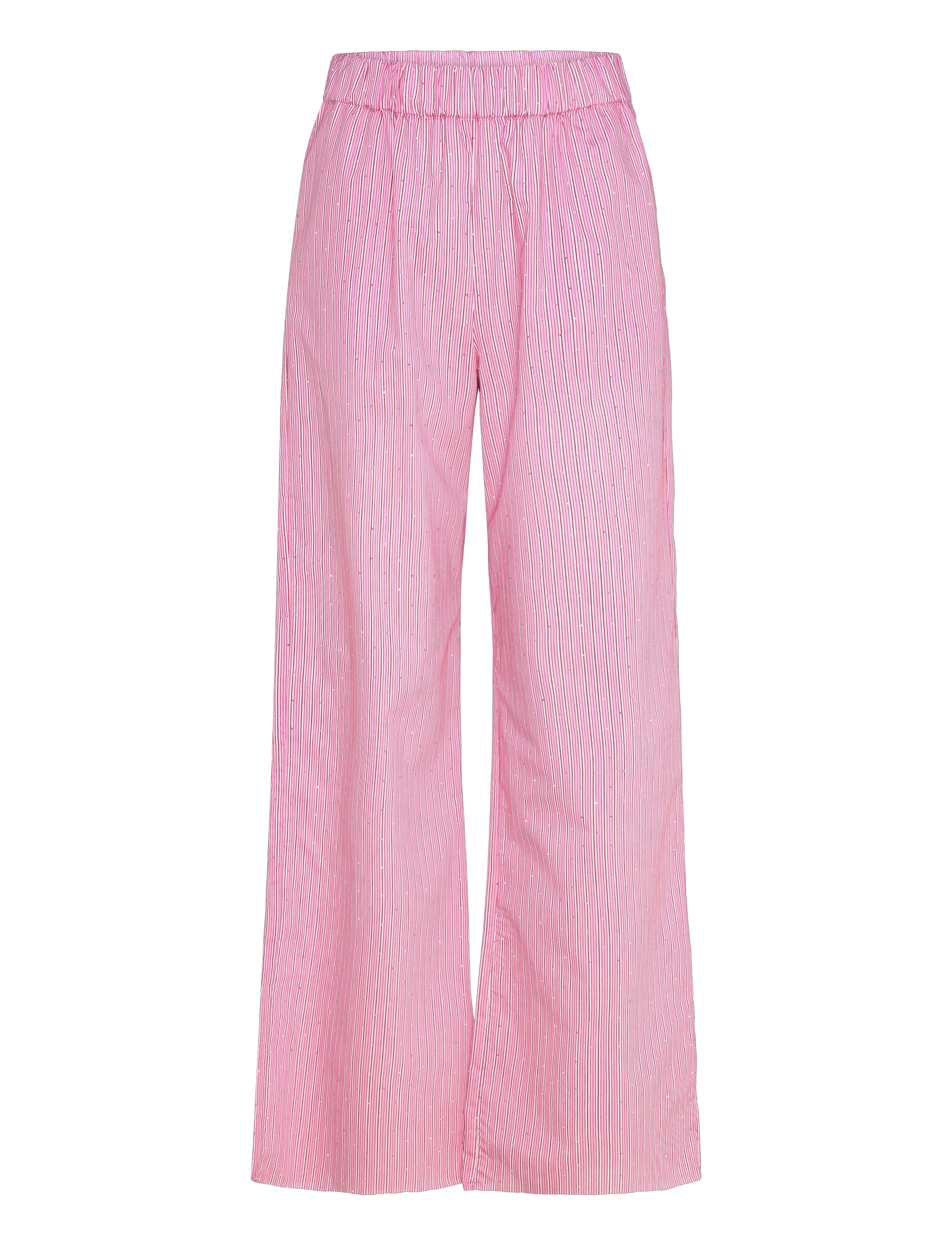 crās Nathancras Pants - Püksid - SPARKLING STRIPES / pink/rose