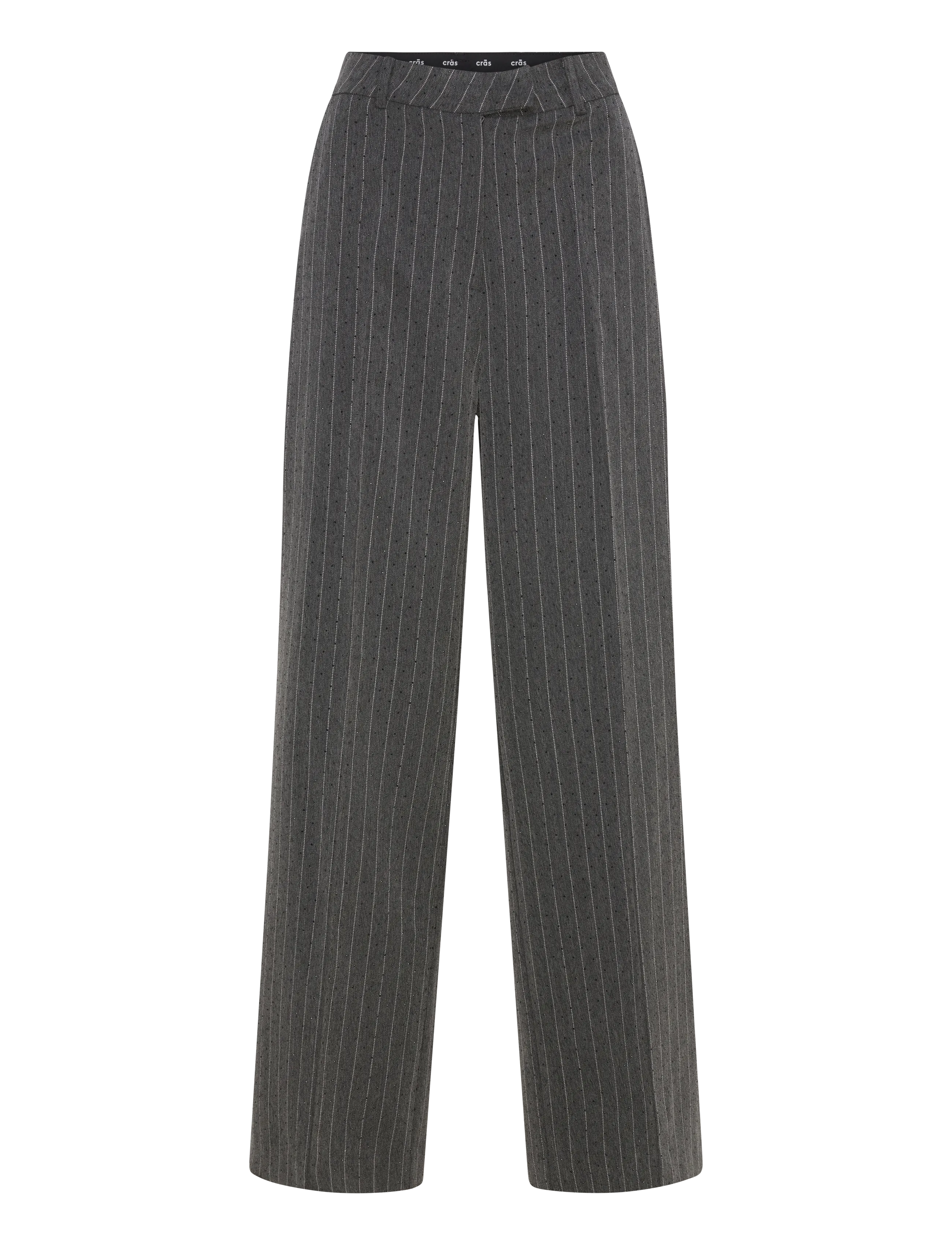 crās Mancycras Pants - Formell - 9005 RHINESTONE GREY / grey