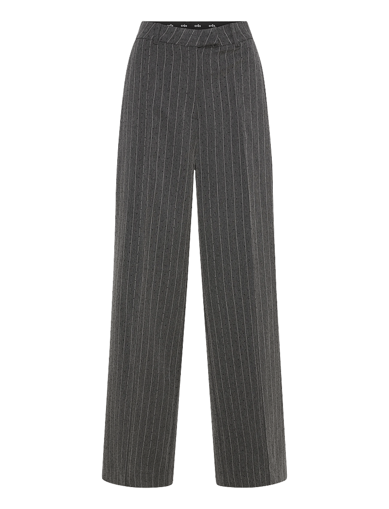crās - Mancycras Pants - kostymbyxor - 9005 rhinestone grey - 1