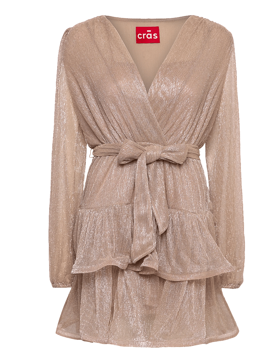 crās - Angelacras Dress - pidulikud kleidid - champagne - 1