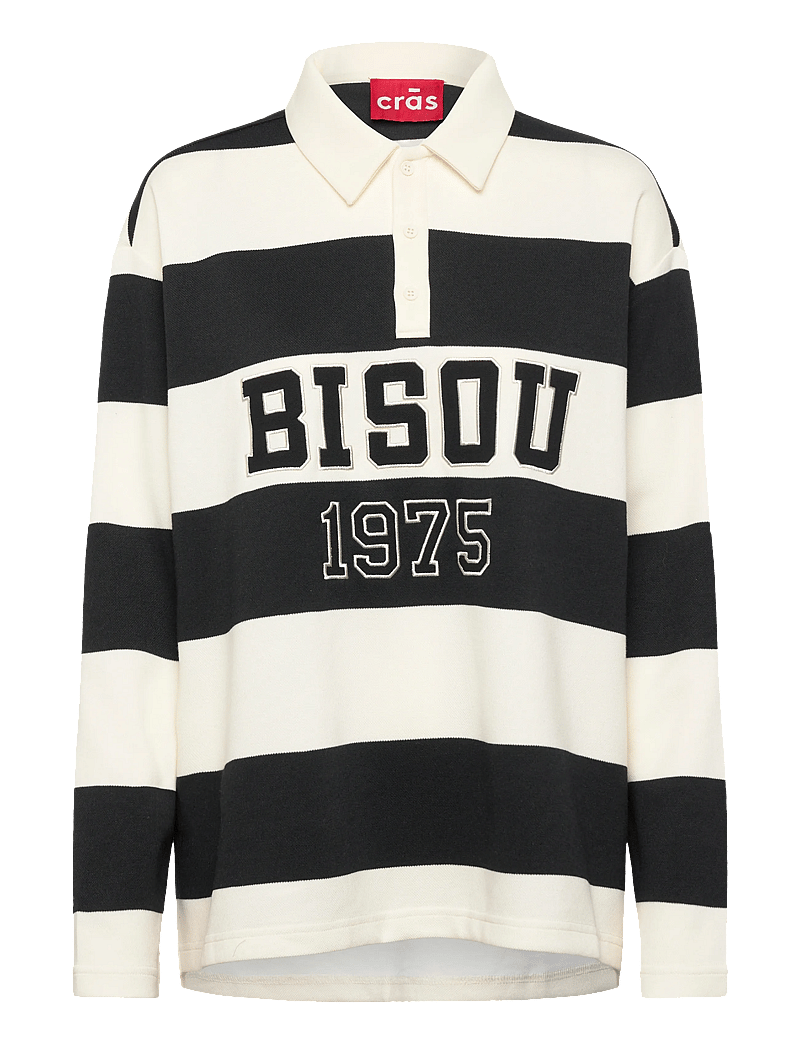 crās - Bisoucras Blouse - långärmade skjortor - 8122 black white stripe - 1