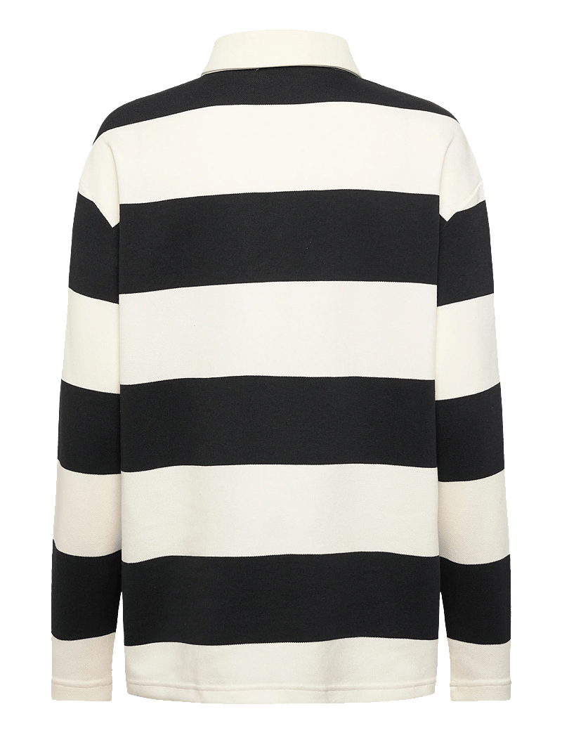 crās - Bisoucras Blouse - långärmade skjortor - 8122 black white stripe - 2