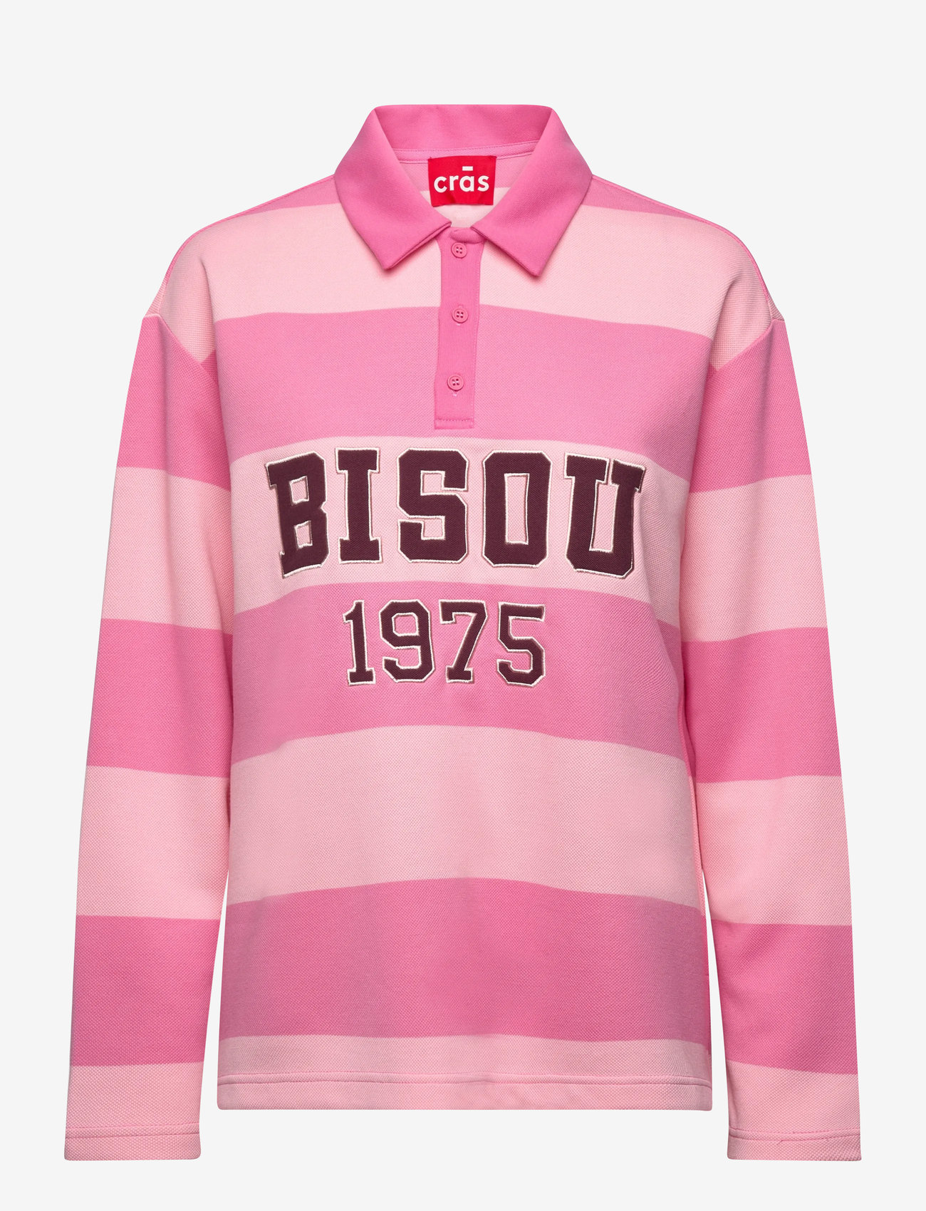 crās - Bisoucras Blouse - langärmlige hemden - 8127 pale pink stripe - 1