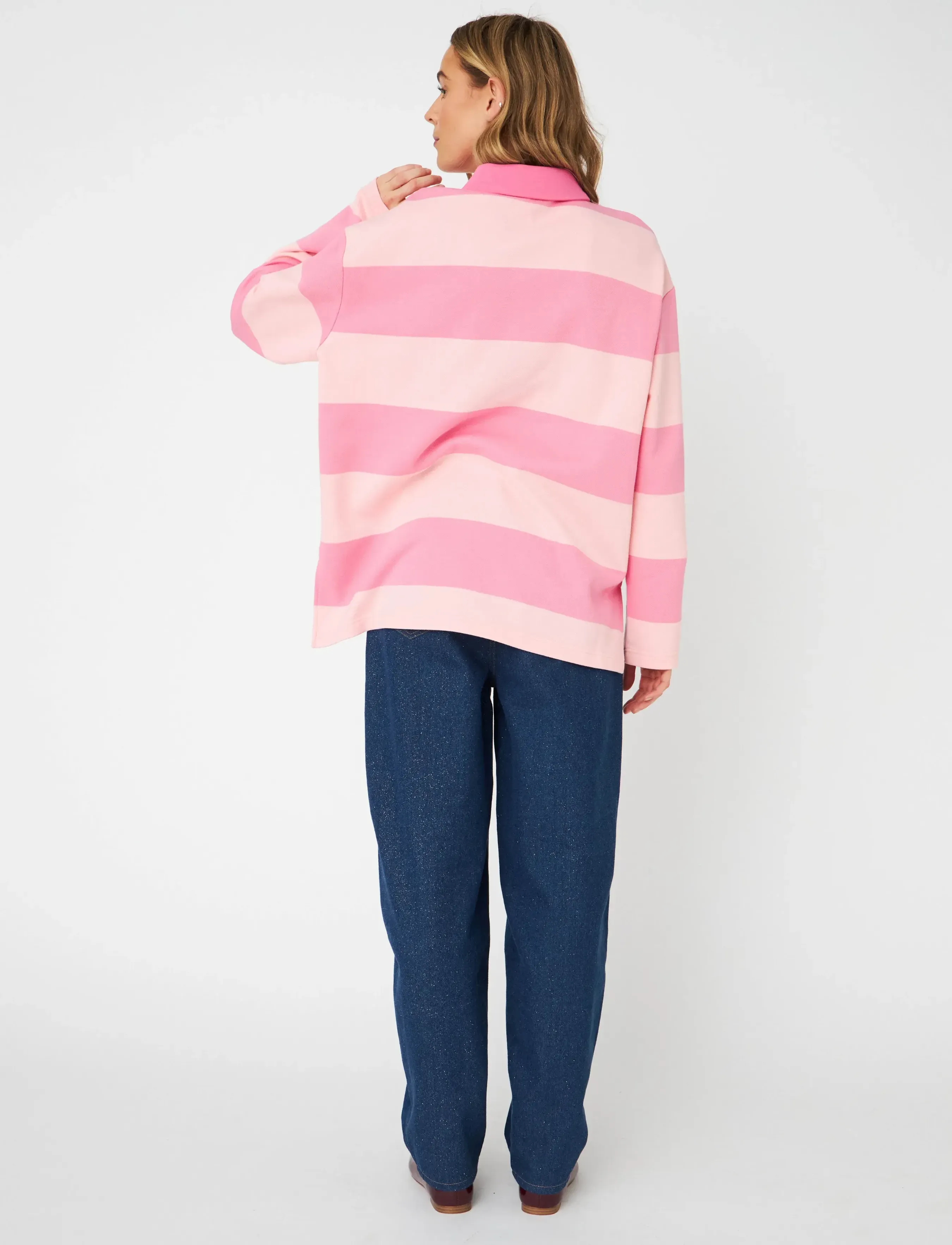 crās - Bisoucras Blouse - långärmade skjortor - 8127 pale pink stripe - 3