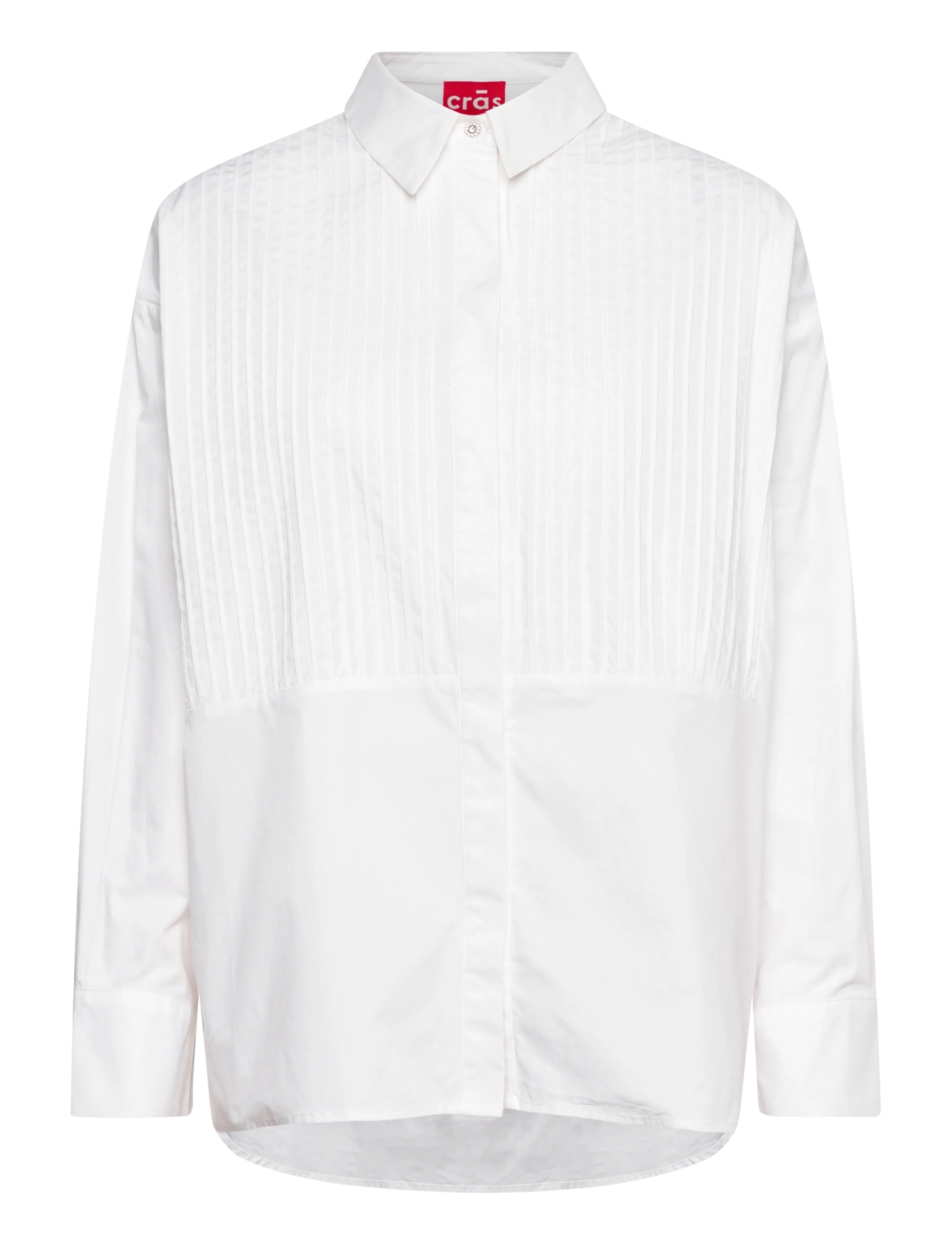 crās Saturncras Shirt - Langärmlige Hemden - WHITE / white