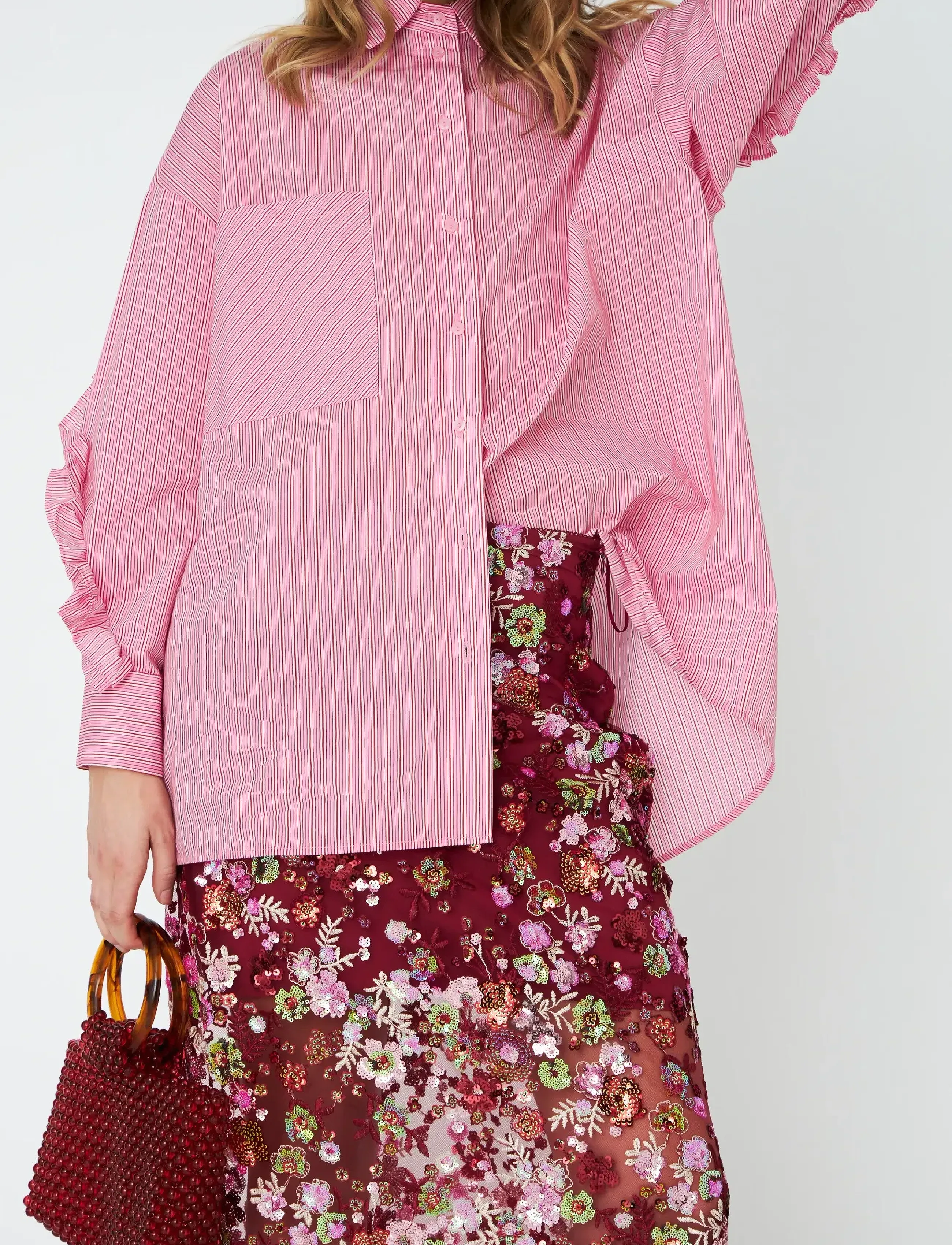 crās Tulumcras Shirt, 36, Shirts, Rosa - Long-sleeved, Frauen