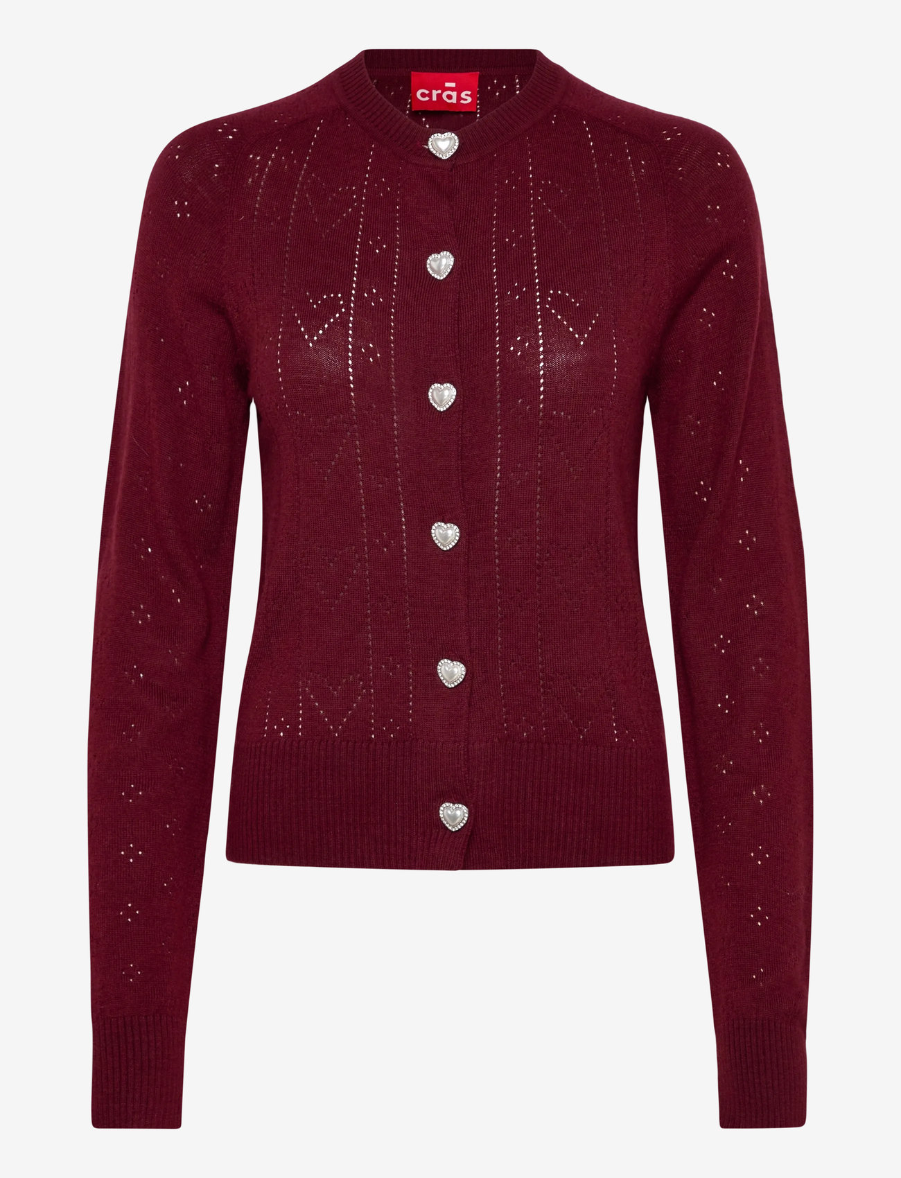 crās - Blaircras Cardigan - cardigans - 4044 cabernet - 1
