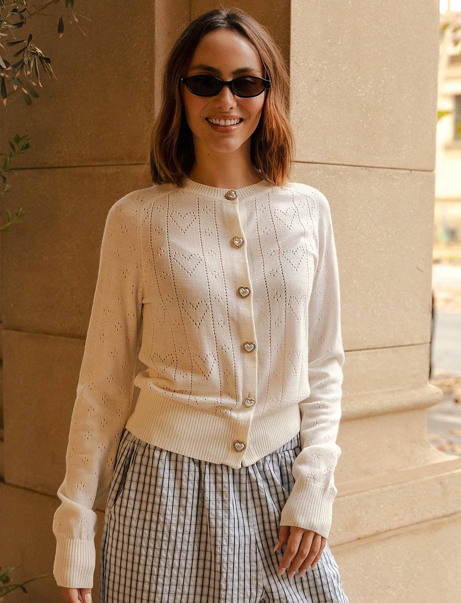 crās - Blaircras Cardigan - kardiganid - ivory - 2