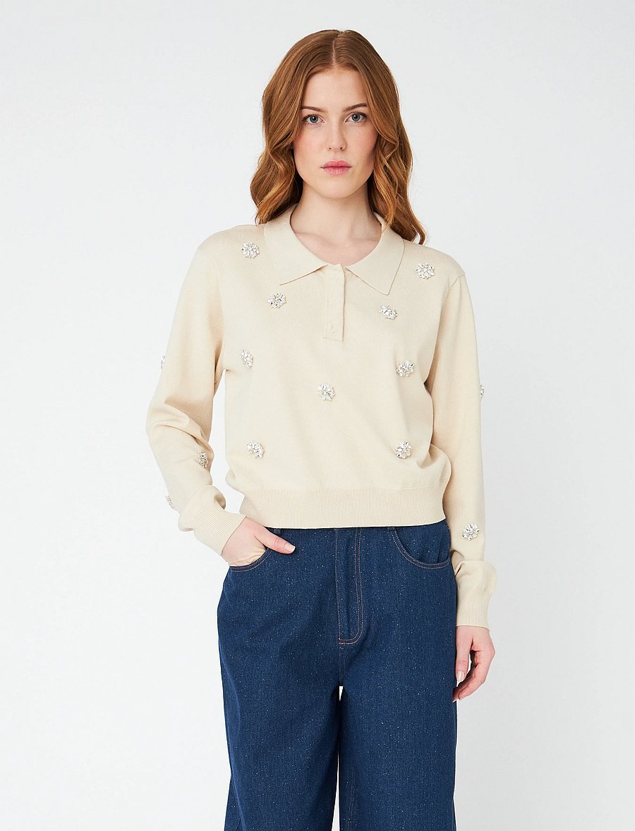 crās - Bridgetcras Polo - poloshirts - champagne - 5