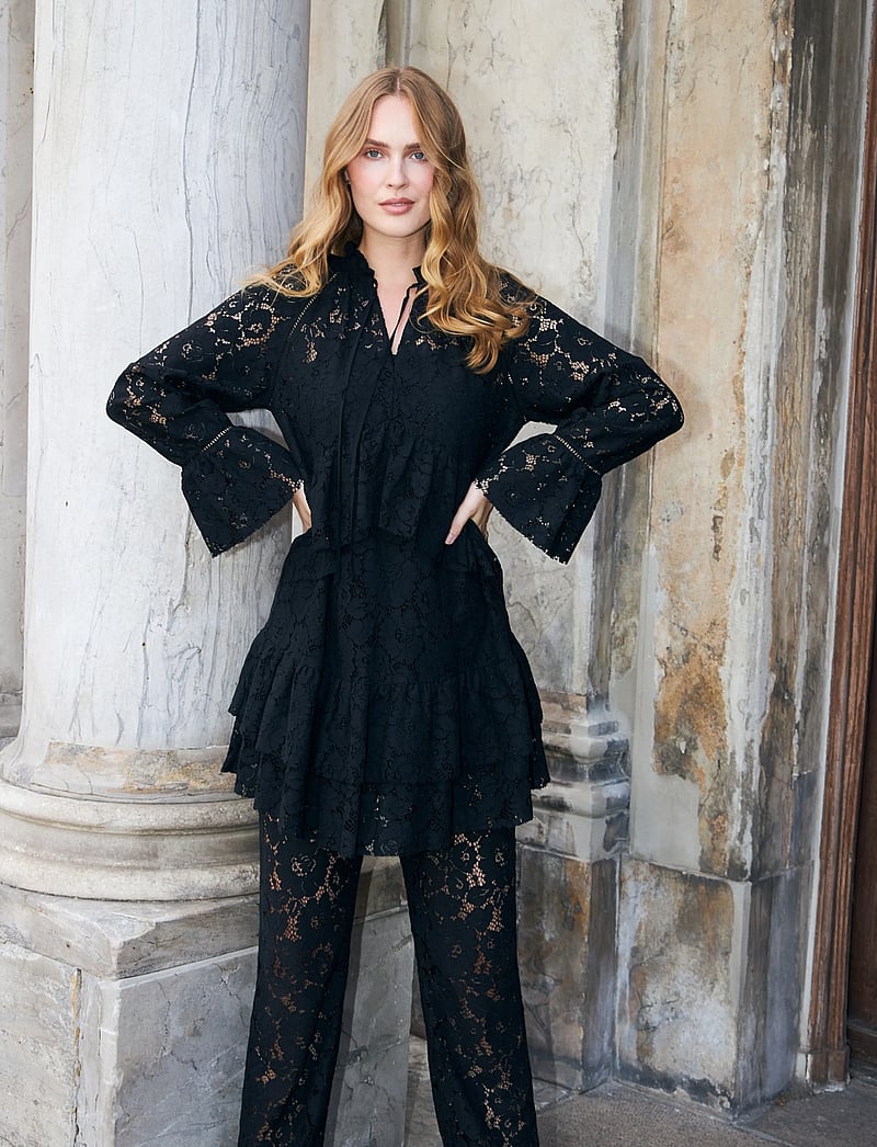 crās - Dominiquecras Dress - blondekjoler - black - 0