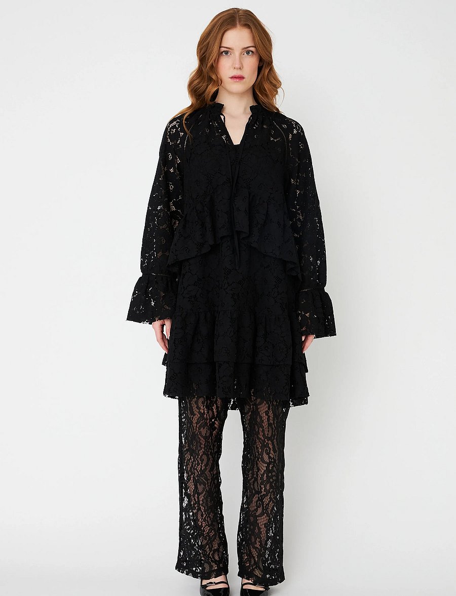 crās - Dominiquecras Dress - blondekjoler - black - 5