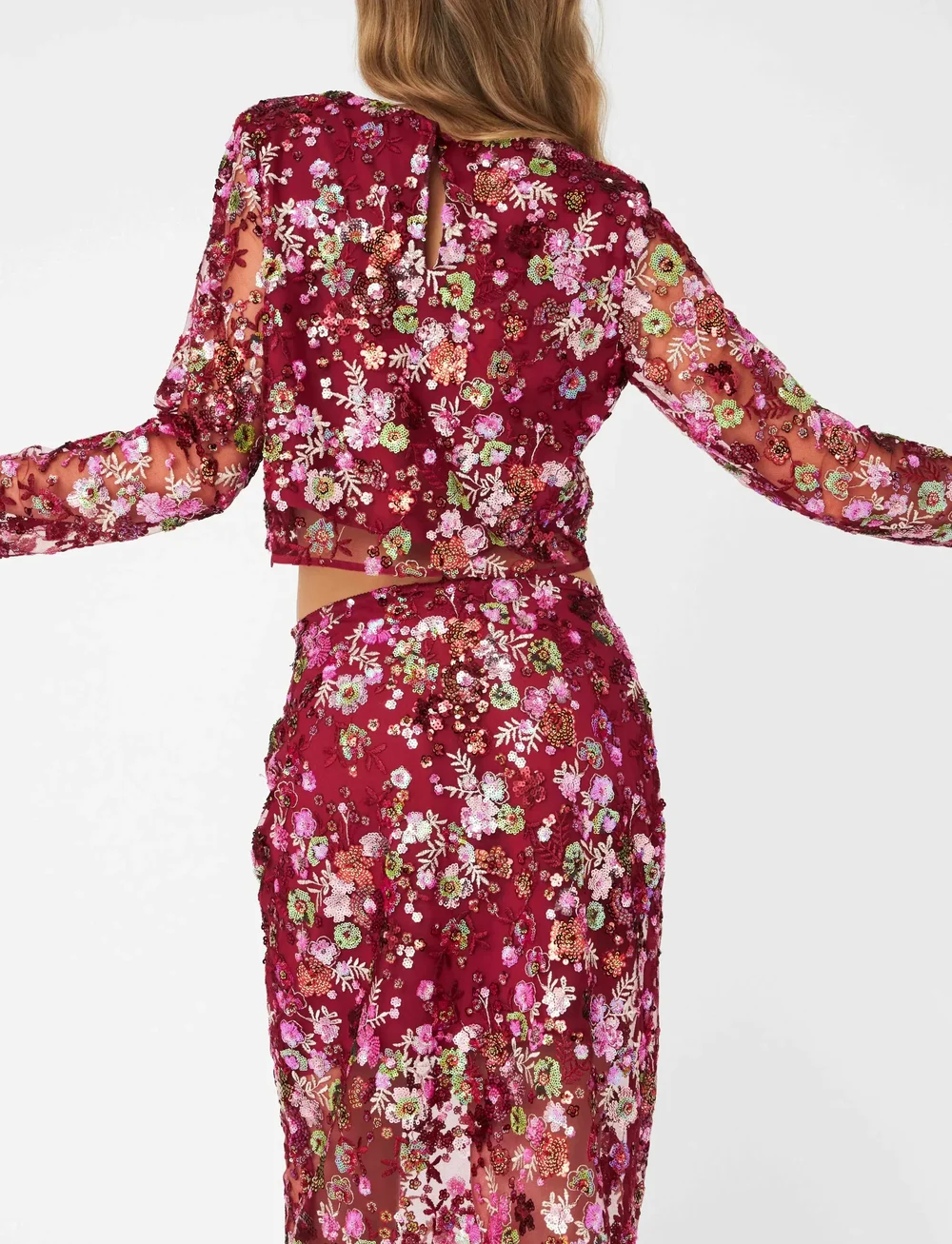 crās - Queencras Blouse - palaidinės ilgomis rankovėmis - 4044 cabernet - 2