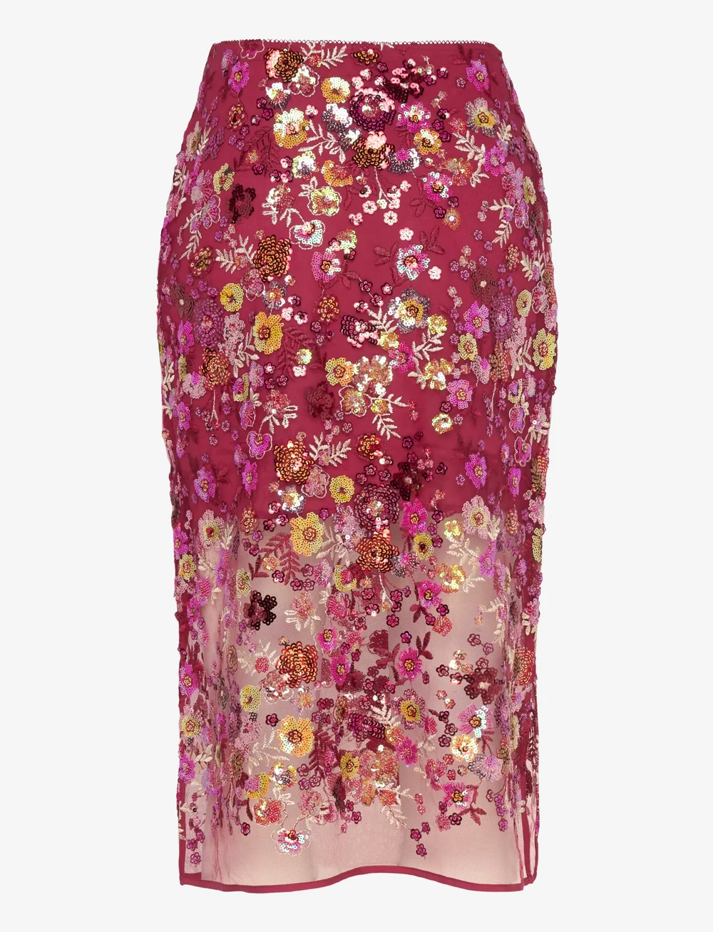 crās - Queencras Skirt - midi-röcke - 4044 cabernet - 2