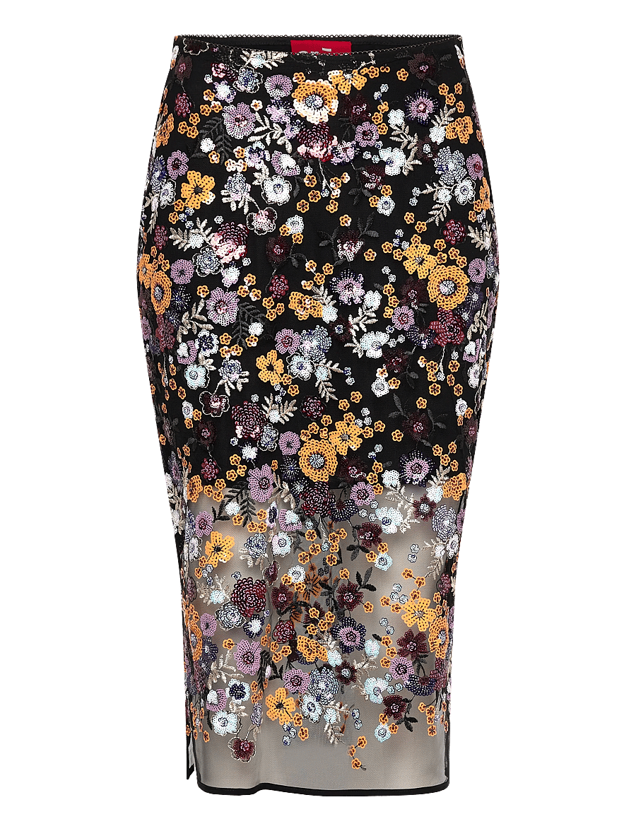 crās - Queencras Skirt - midiseelikud - black - 1