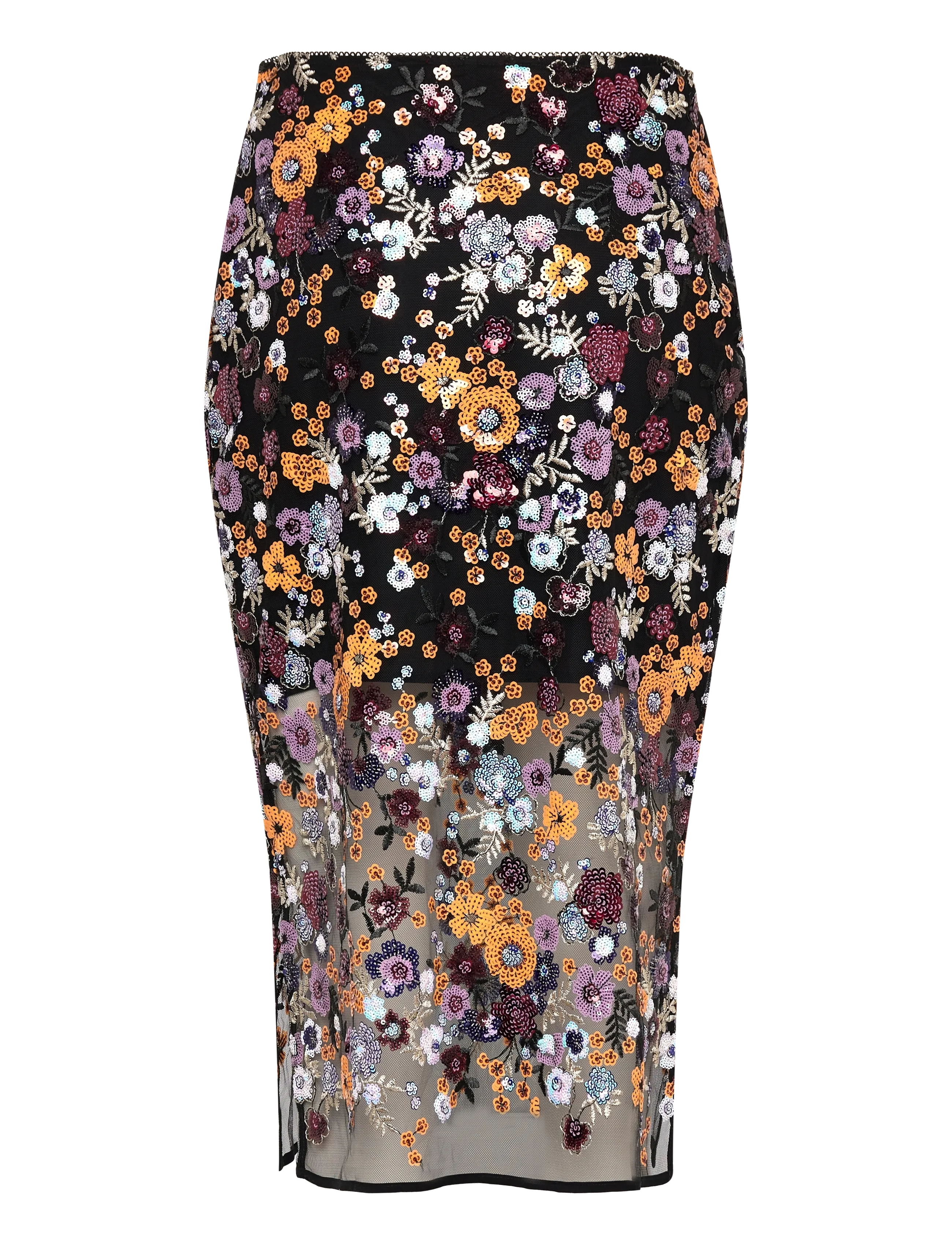 crās - Queencras Skirt - midi-röcke - black - 2