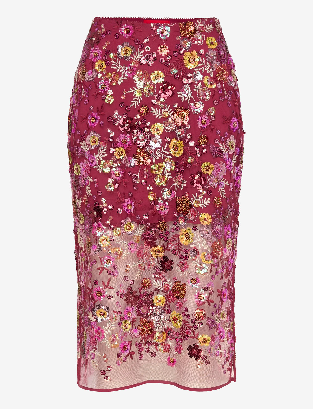 crās - Queencras Skirt - midi-röcke - cabernet - 1