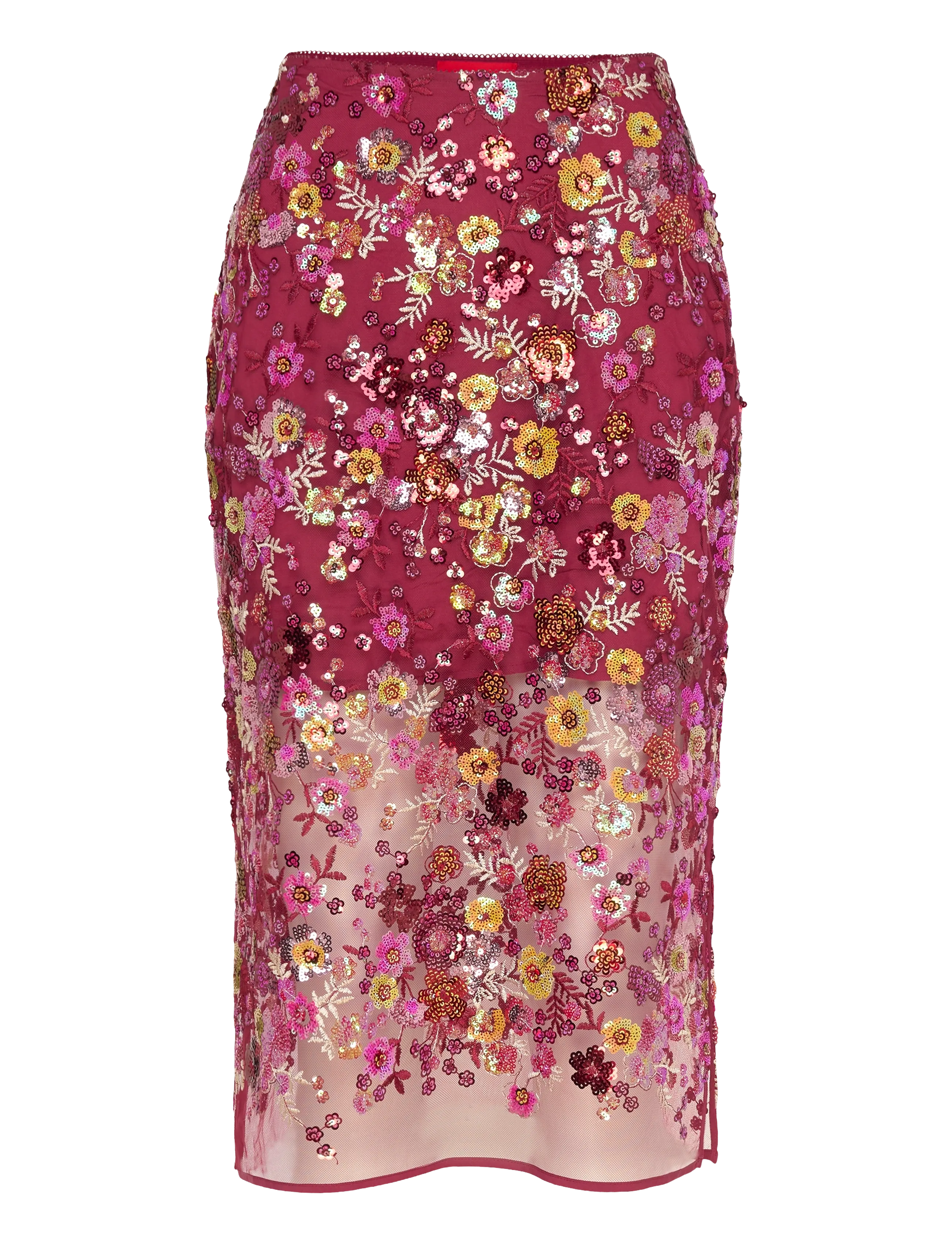 crās Queencras Skirt - Transitional Layering - CABERNET / red