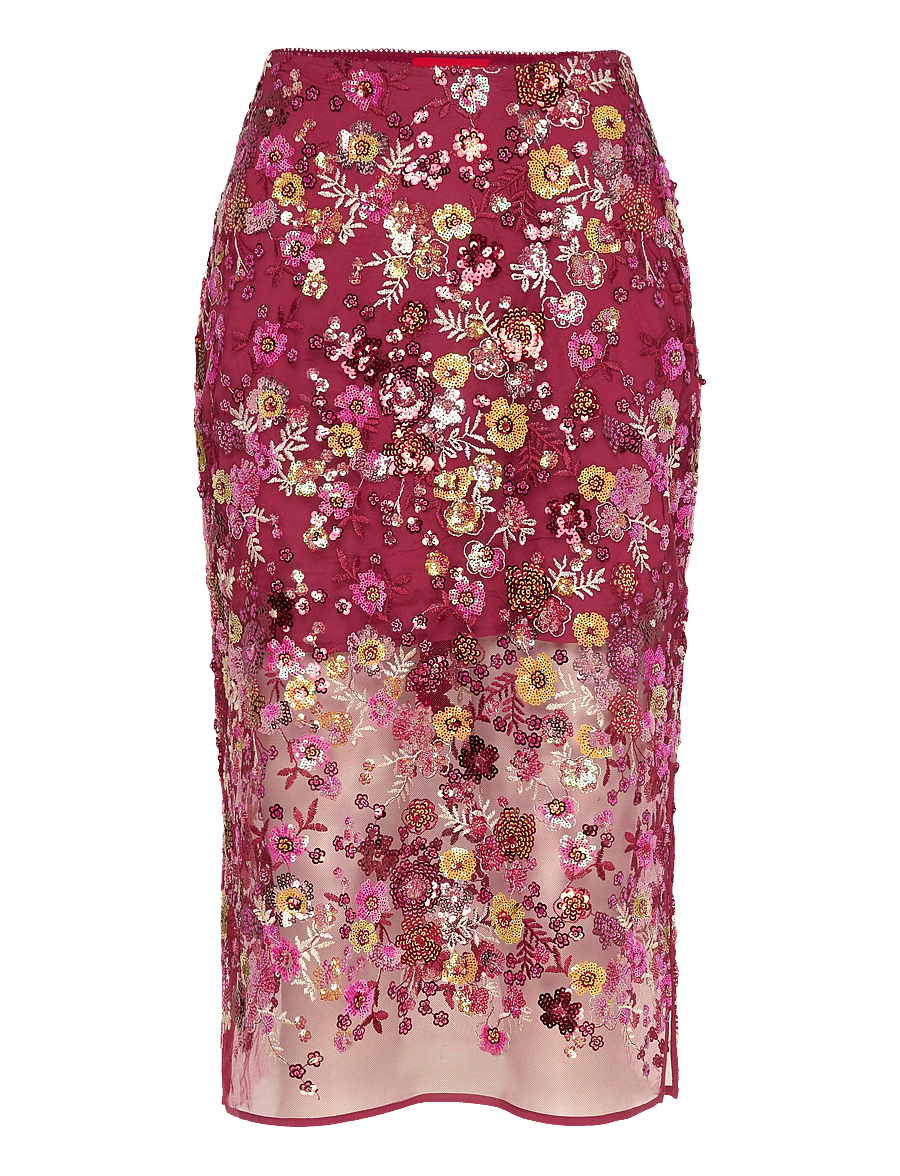 crās - Queencras Skirt - midi nederdele - cabernet - 1