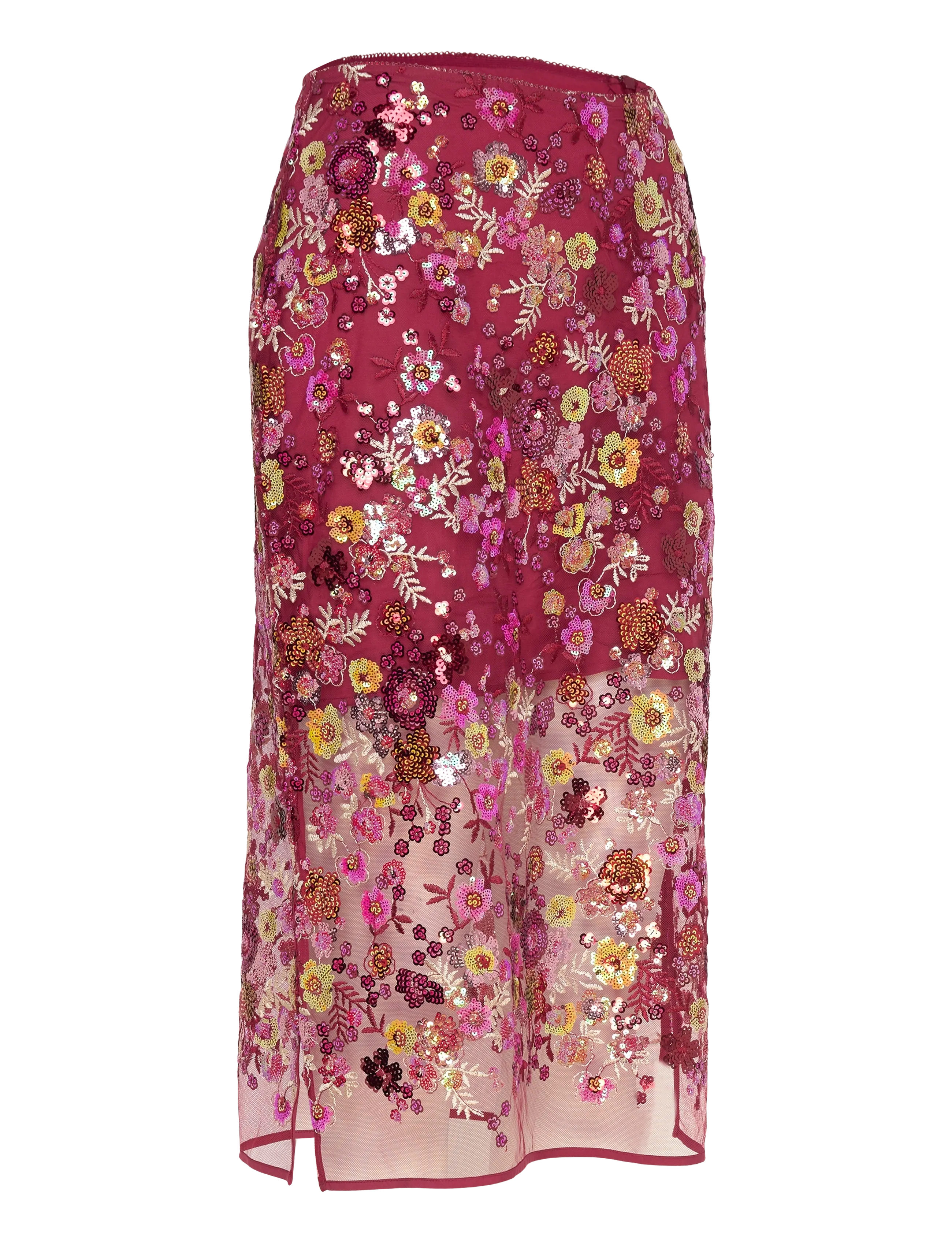 crās - Queencras Skirt - midi-röcke - cabernet - 3