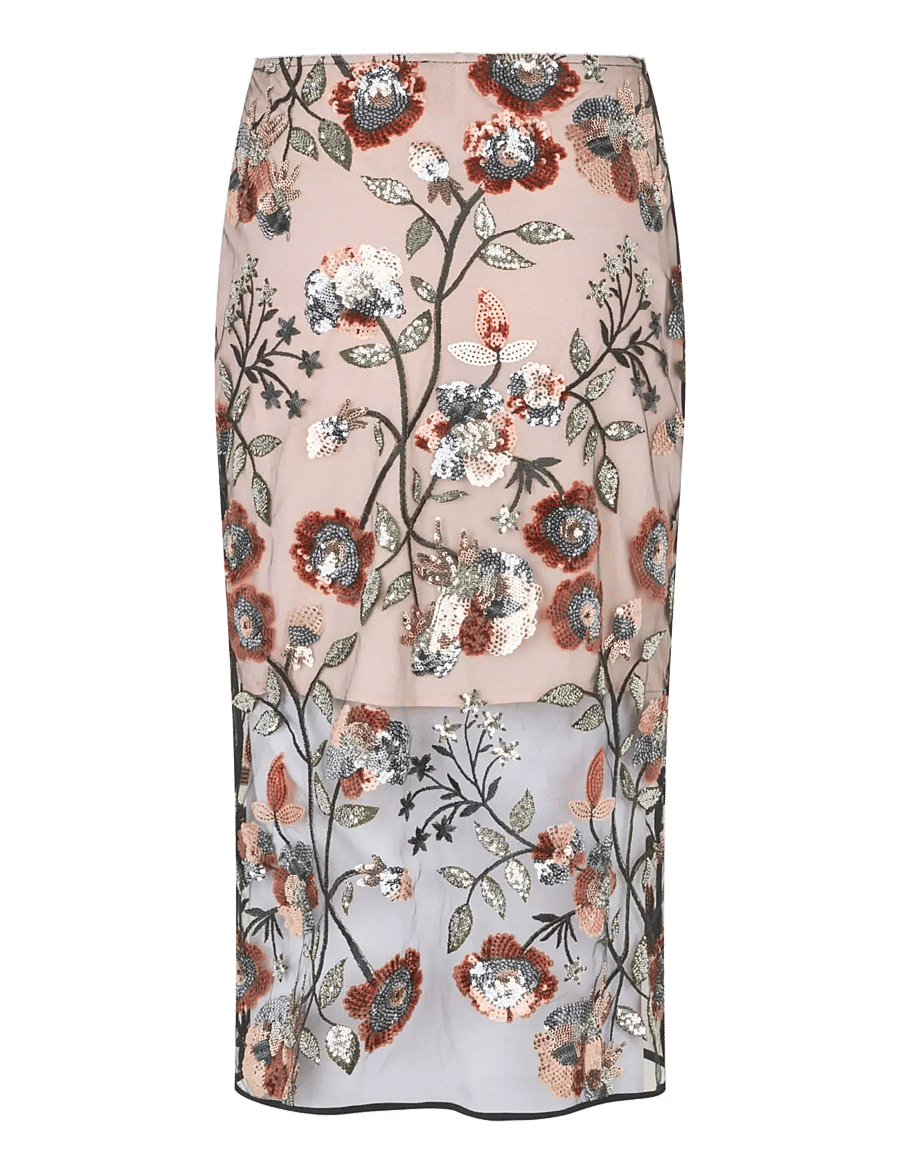 crās - Queencras Skirt - midi skirts - rose sequin - 2