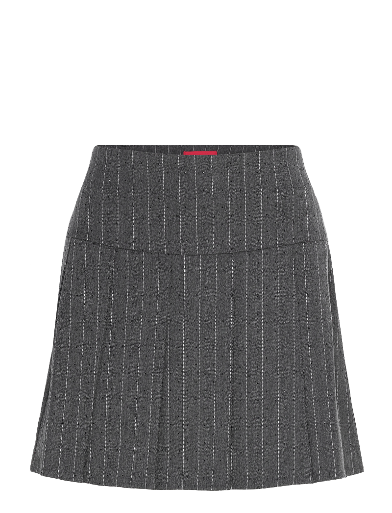 crās - Lilimycras Skirt - faltenröcke - rhinestone grey - 1