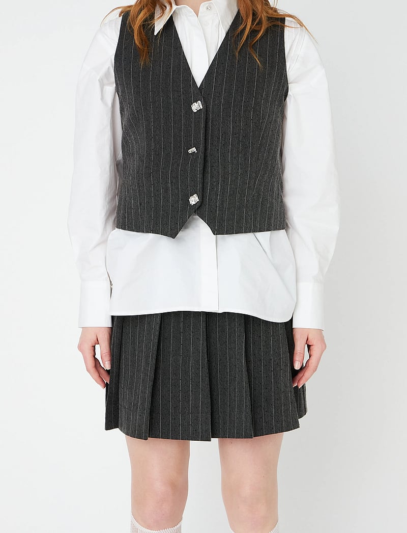 crās - Lilimycras Skirt - faltenröcke - rhinestone grey - 5