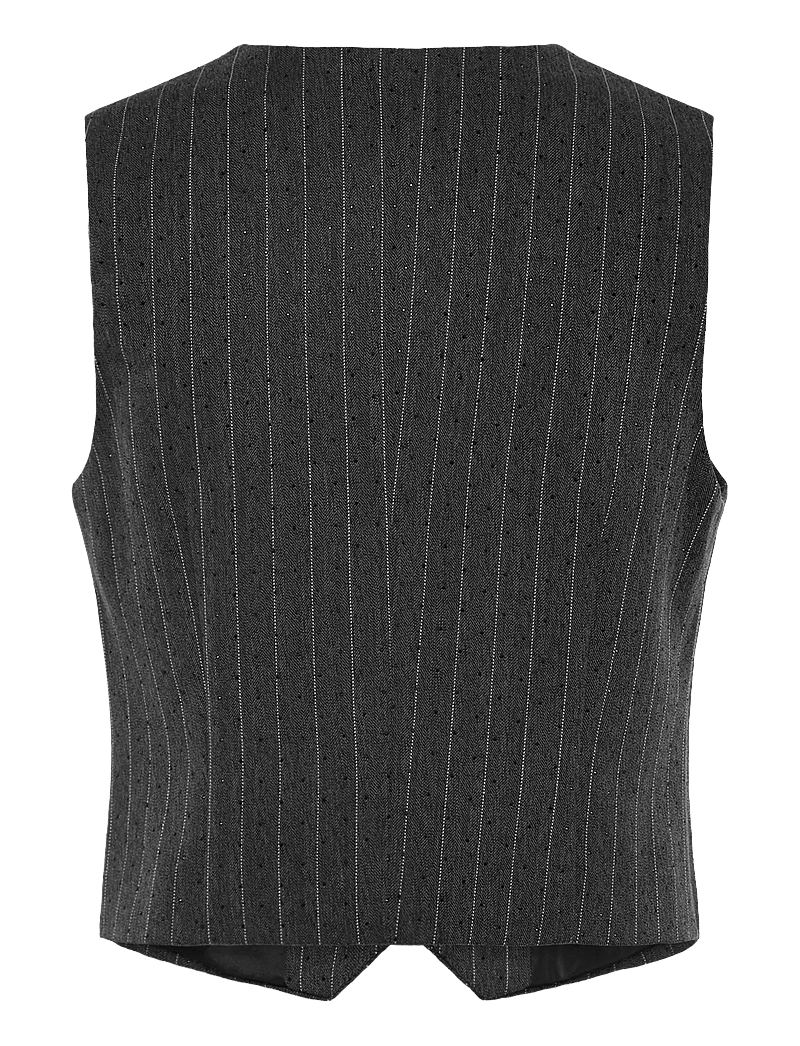 crās - Lilimycras Waistcoat - kostymvästar - 9005 rhinestone grey - 2