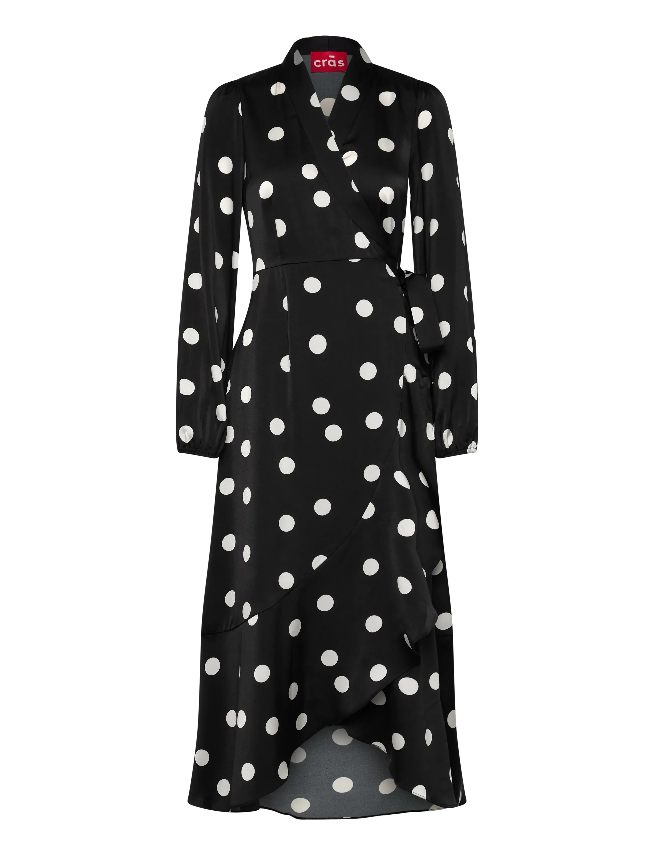 crās Laracras Dress - Wickelkleider - 8123 BLACK WHITE DOT / black