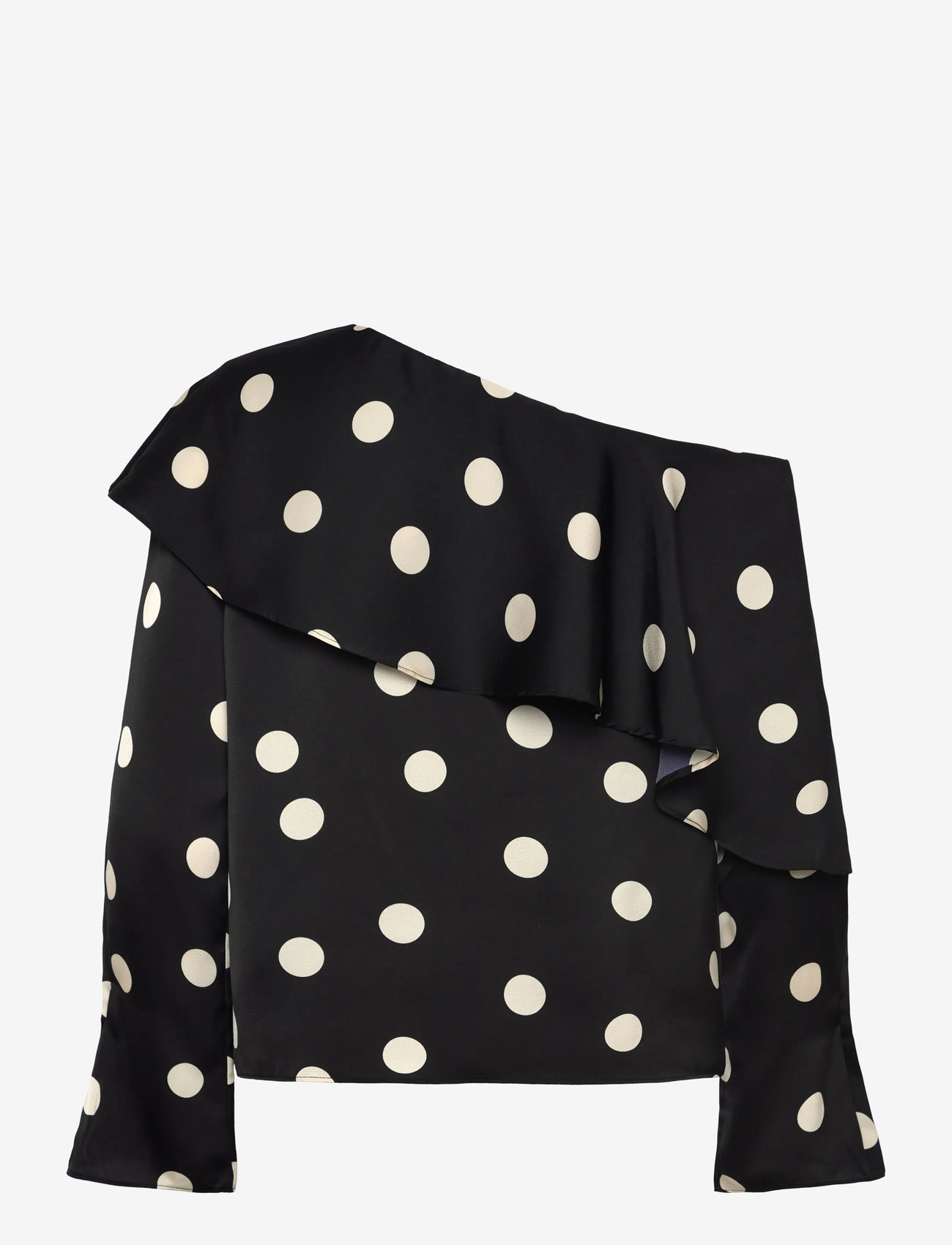 crās - Maidencras Blouse - pikkade varrukatega pluusid - 8123 black white dot - 1