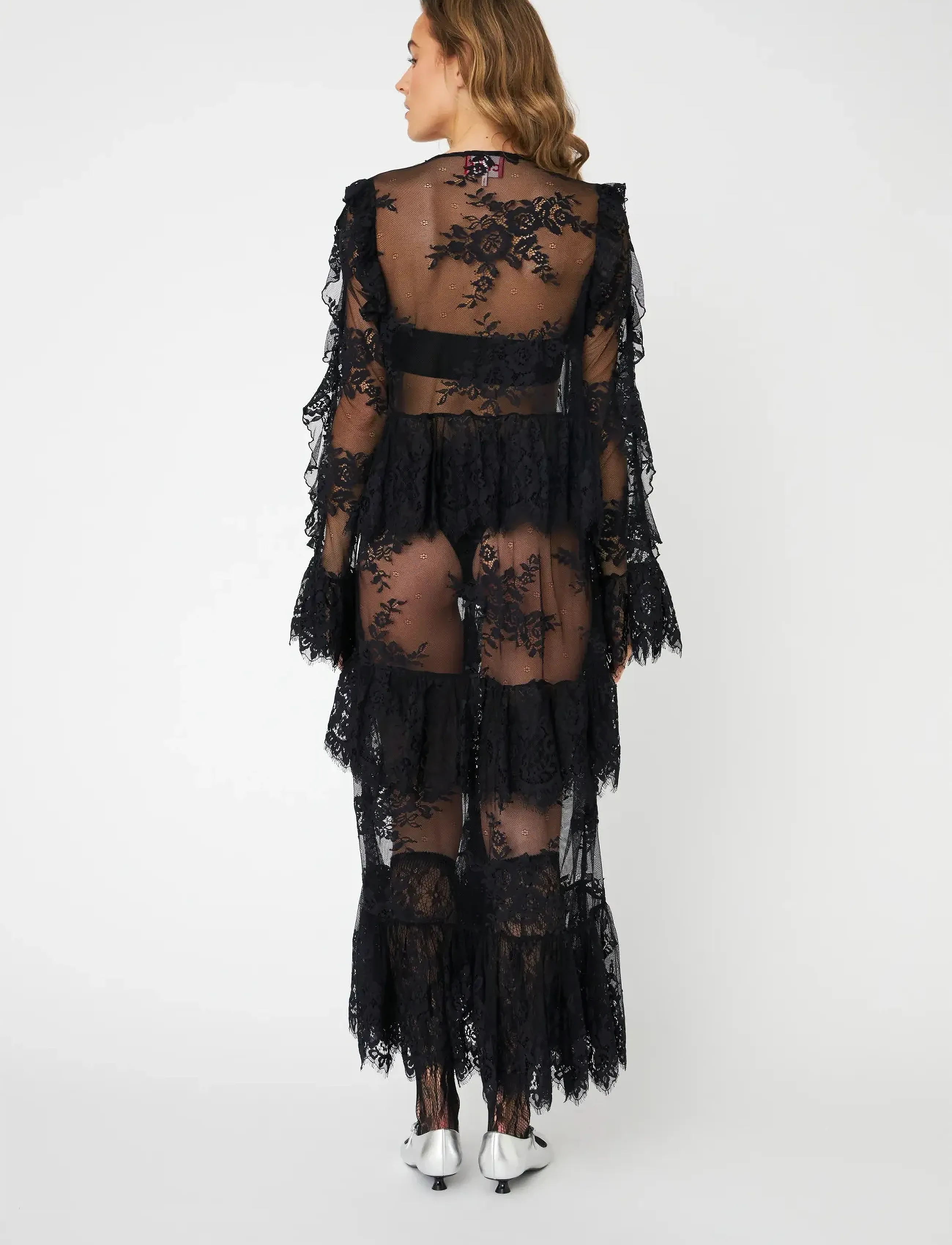 crās - Sheacras Dress - spitzenkleider - 9999 black - 4