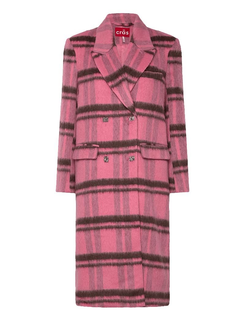 crās - Sloanecras Coat - winterjacken - 8114 pink check - 1
