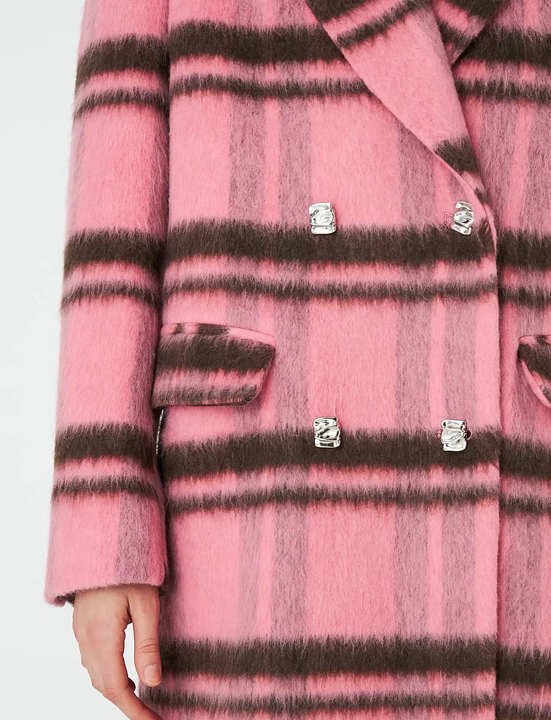 crās - Sloanecras Coat - winterjacken - 8114 pink check - 5
