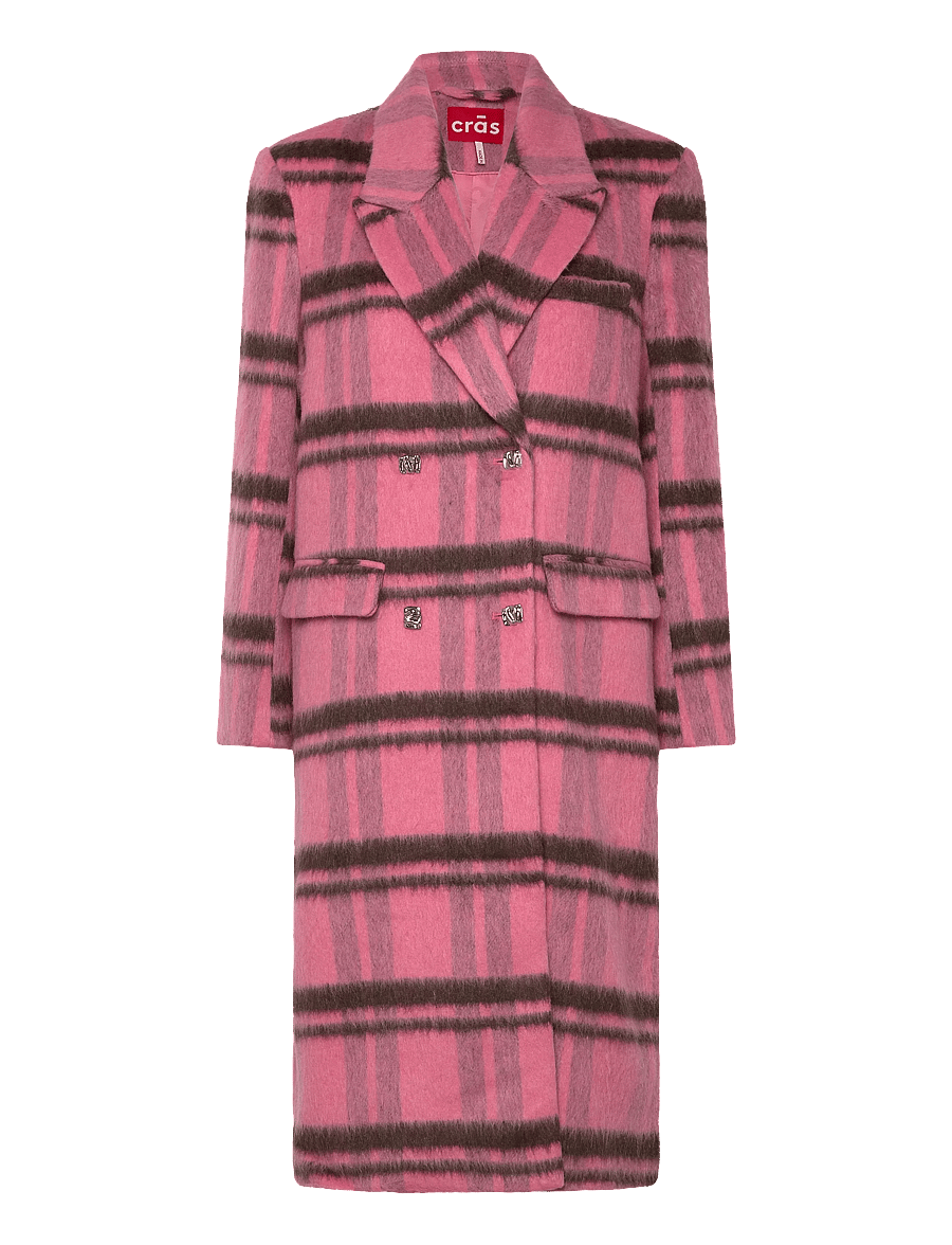 crās - Sloanecras Coat - winterjacken - pink check - 1