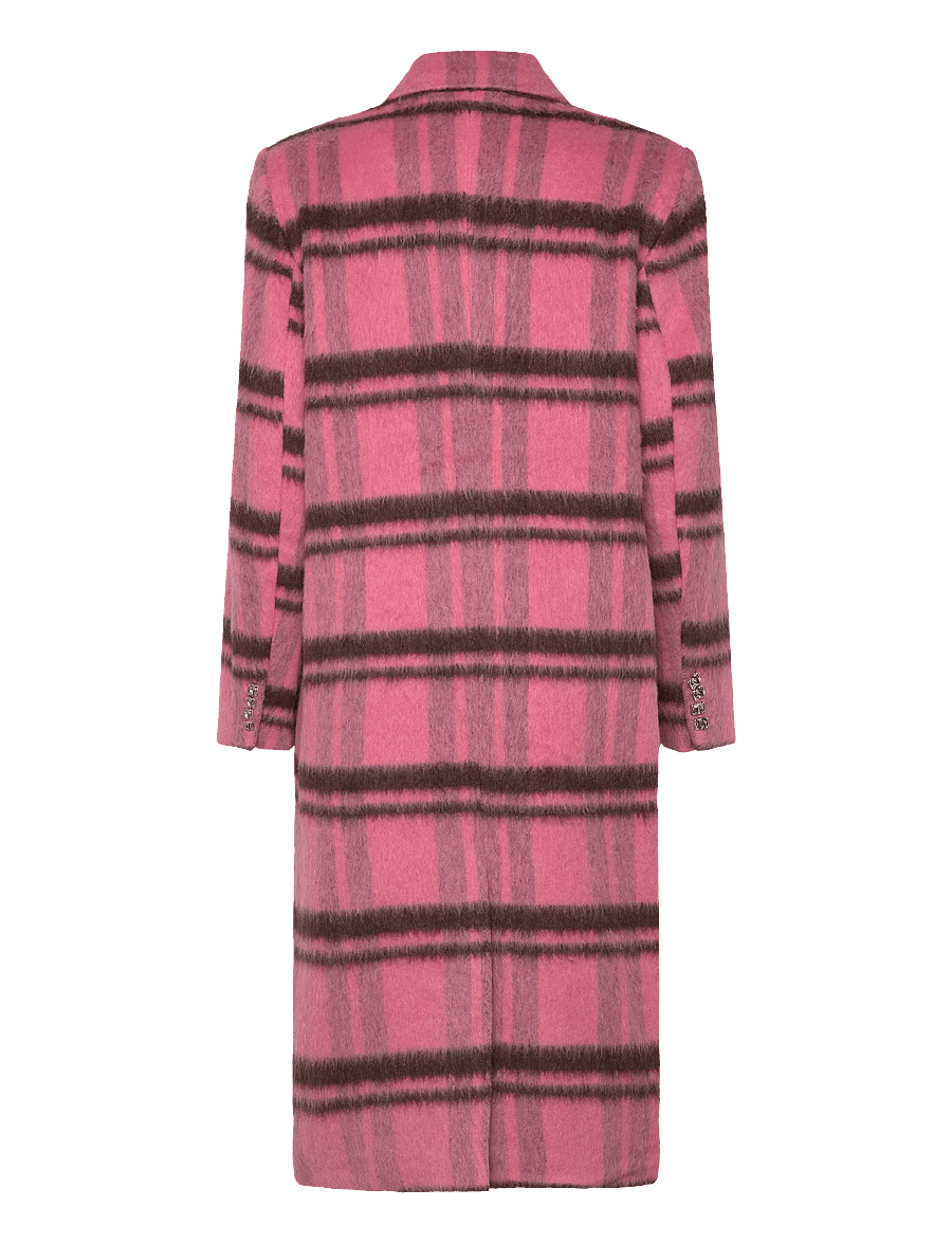 crās - Sloanecras Coat - winterjacken - pink check - 2