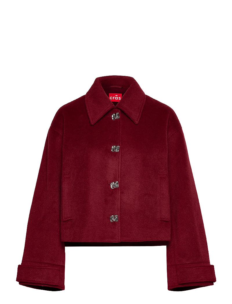 crās - Amalinacras Jacket - ulljackor - 4044 cabernet - 1