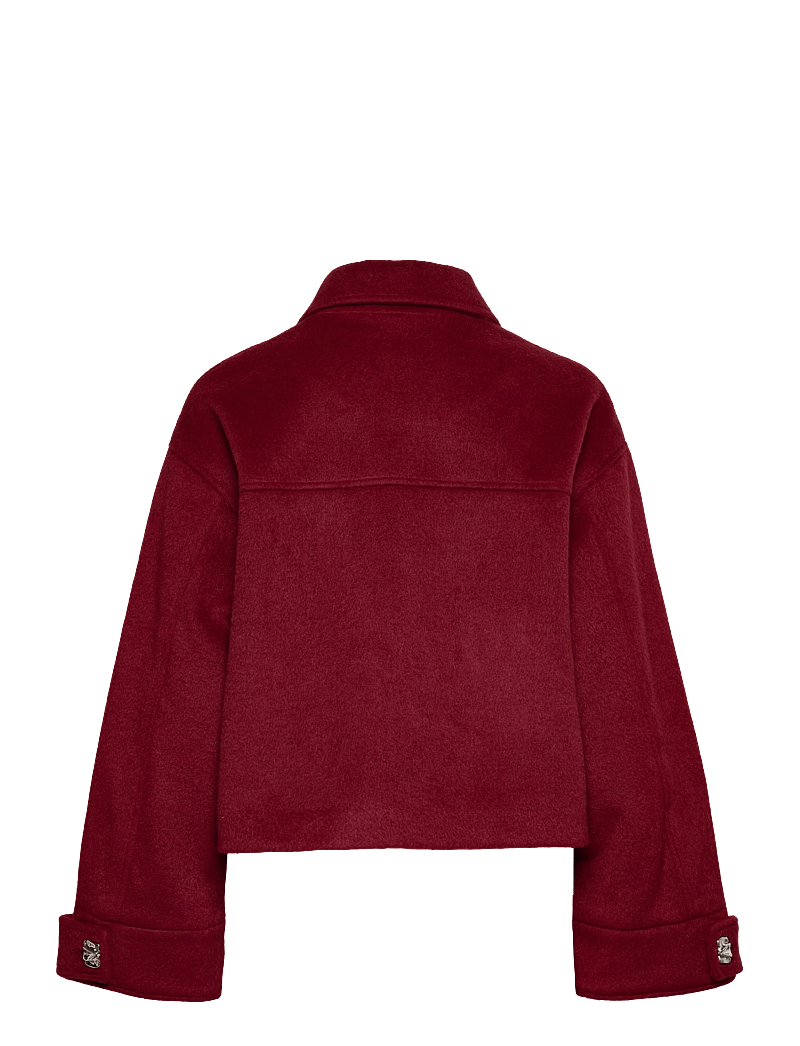 crās - Amalinacras Jacket - ulljackor - 4044 cabernet - 2