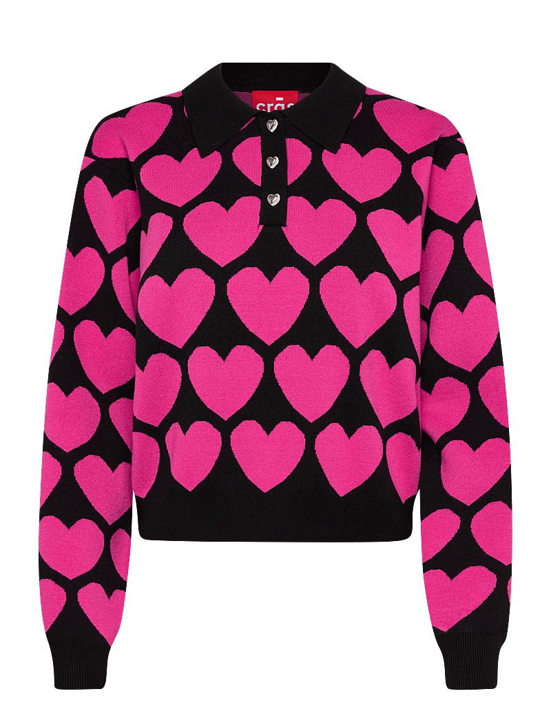 crās - Lovemycras Pullover - striktrøjer - 4015 pink - 1