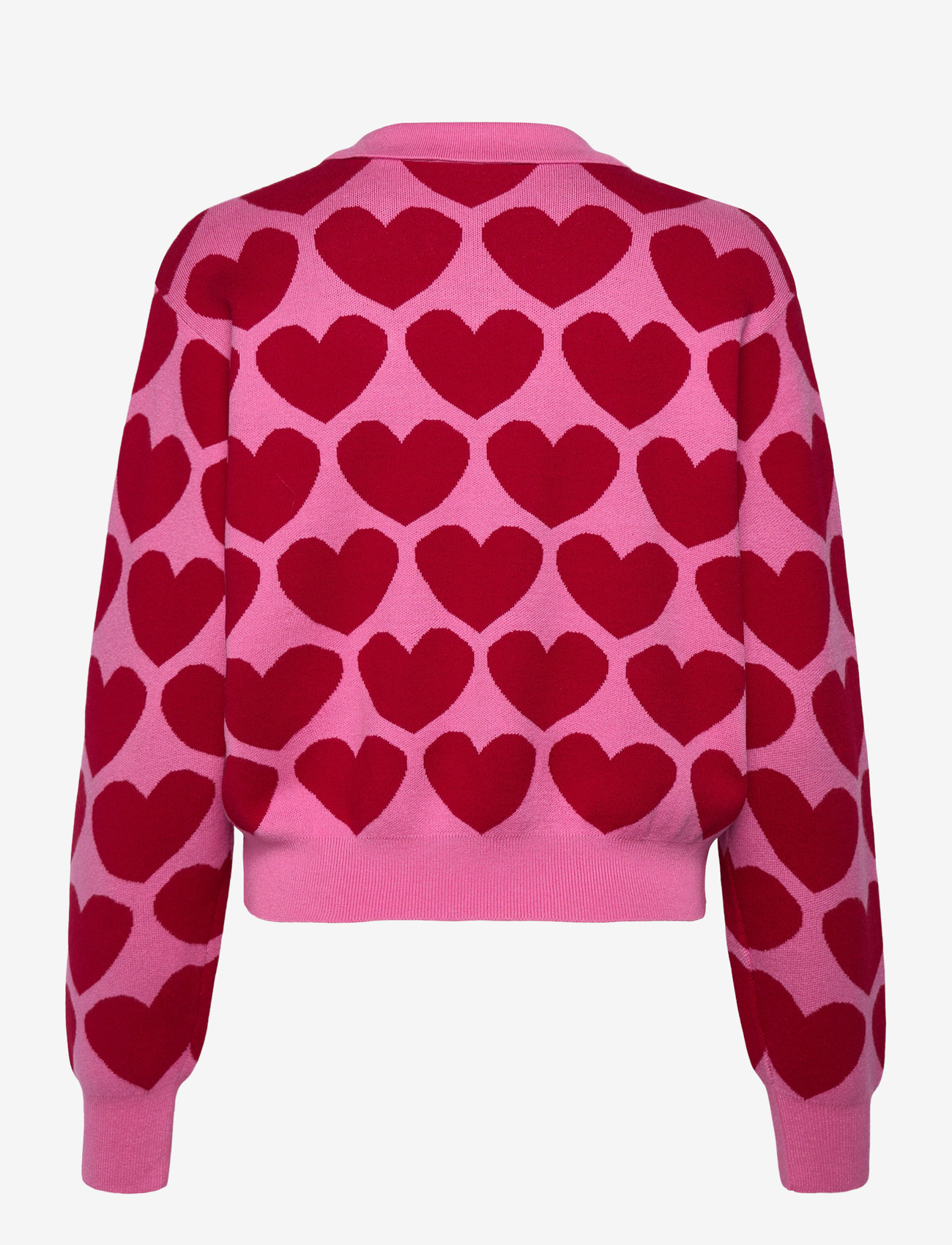 crās - Lovemycras Pullover - stickade tröjor - 4016 pink hearts - 2