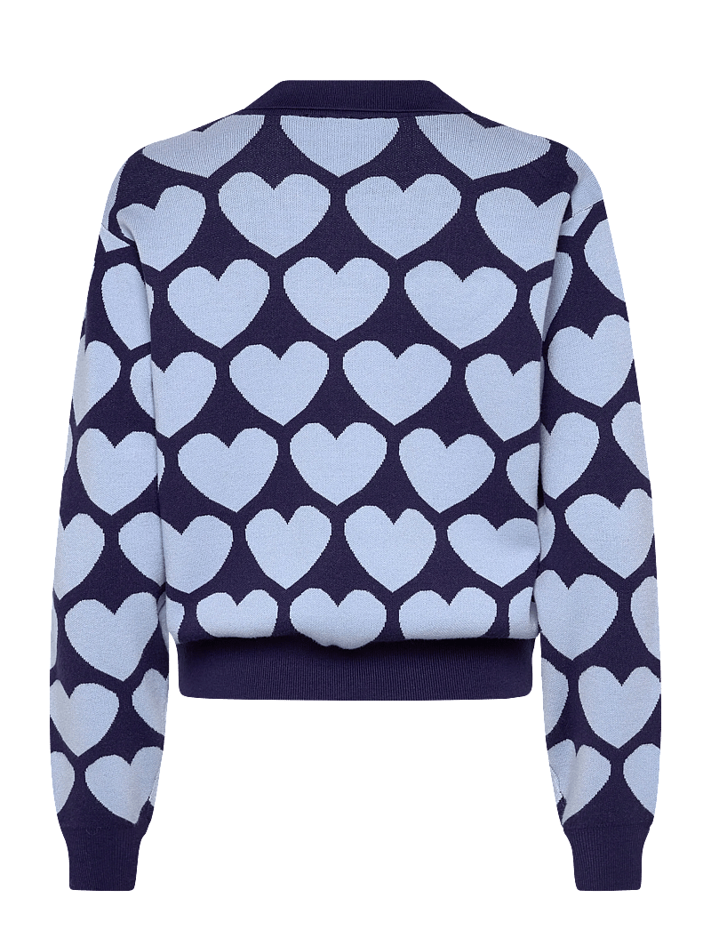 crās - Lovemycras Pullover - striktrøjer - 7018 blue - 2