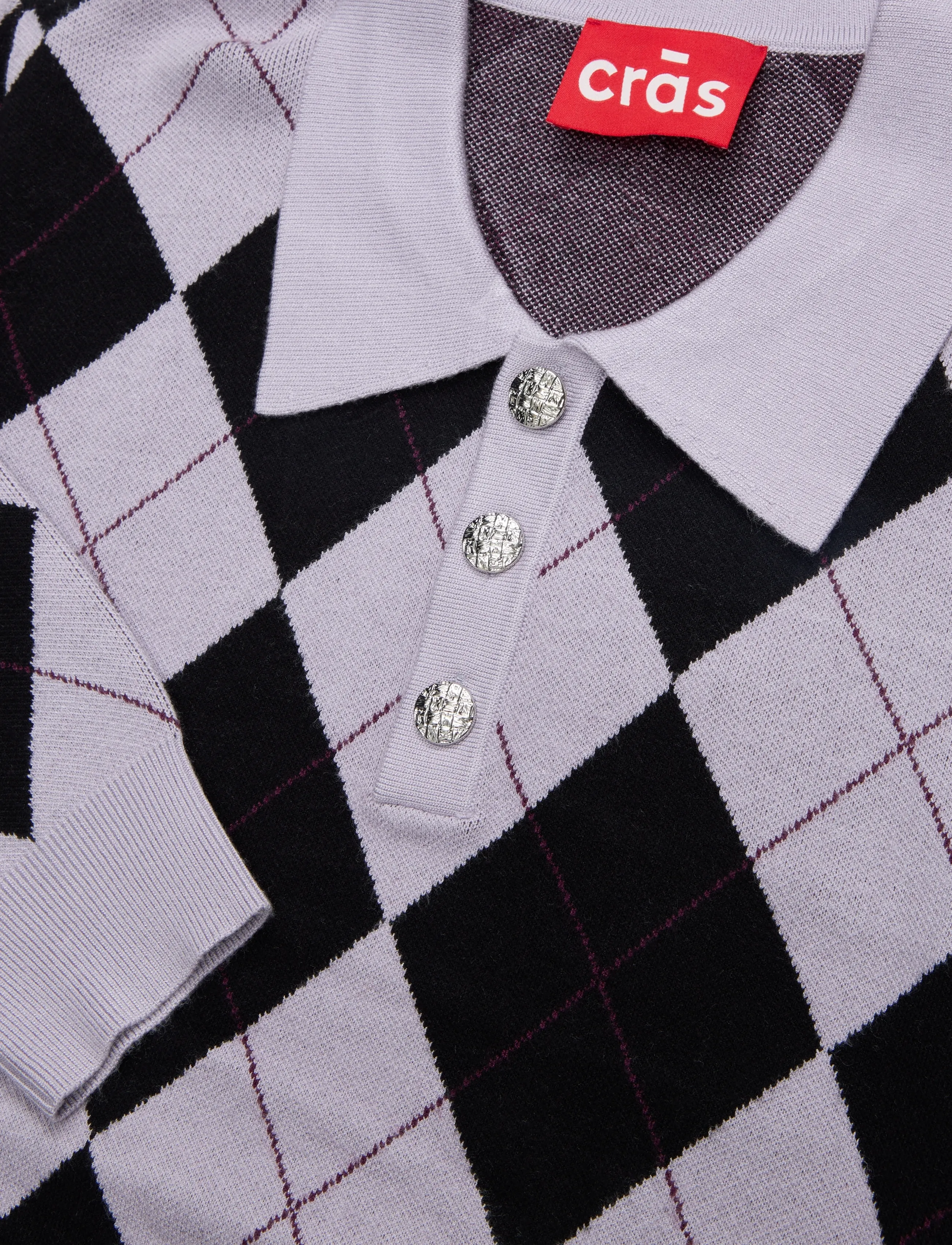 crās - Lovemycras Pullover - pullover - black argyle - 2