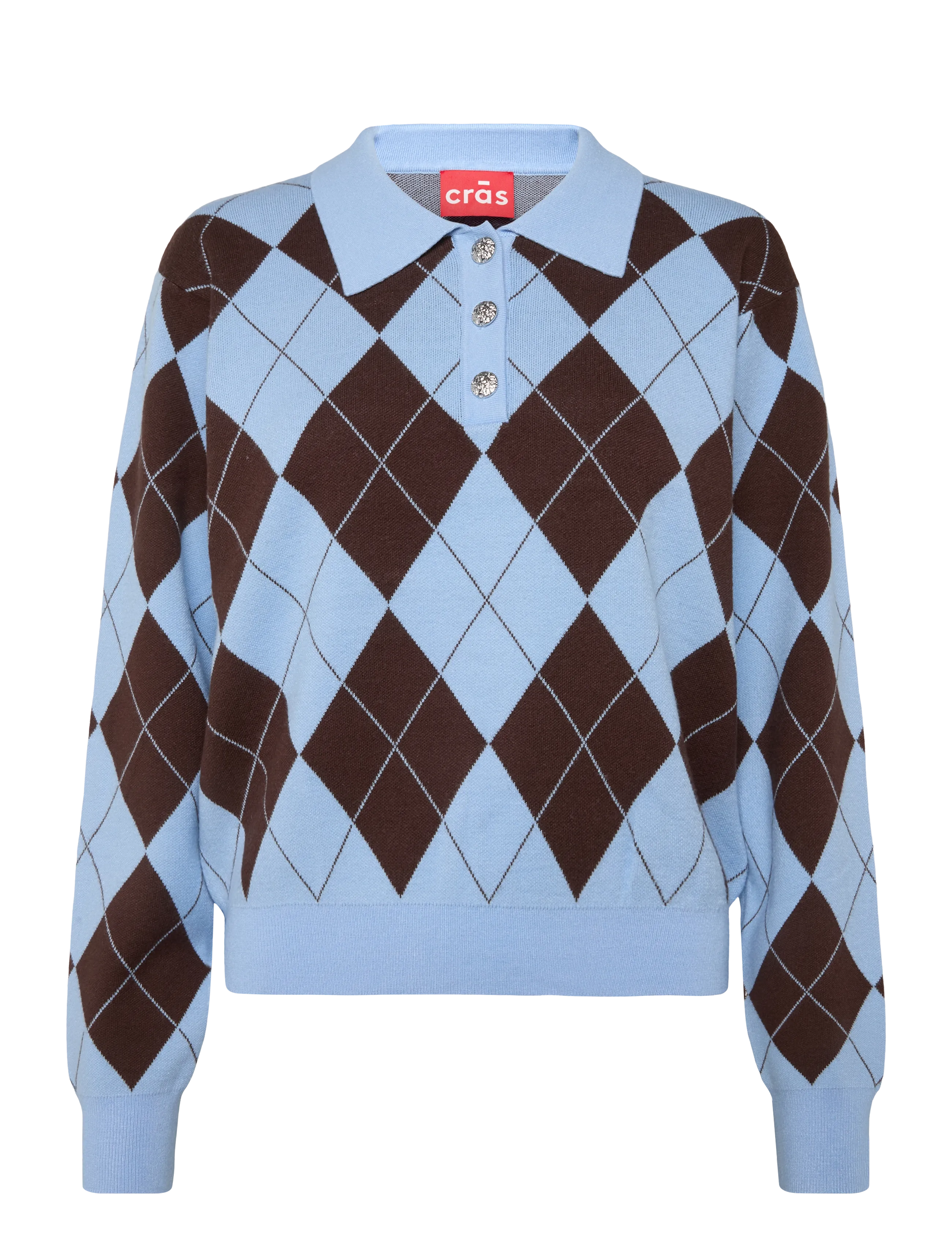 crās Lovemycras Pullover -  - BLUE BROWN CHECKS / blue