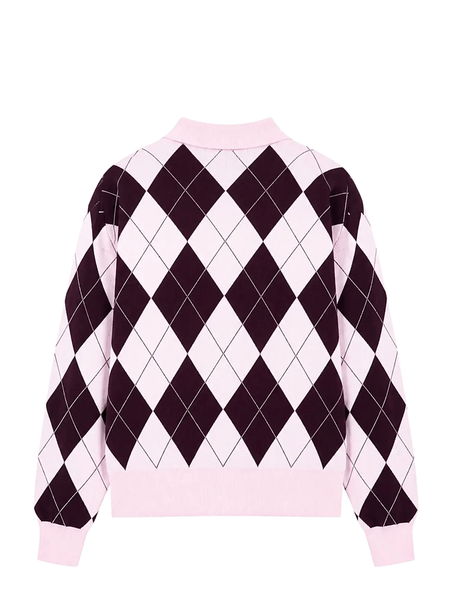 crās - Lovemycras Pullover - pullover - pink grape check - 2