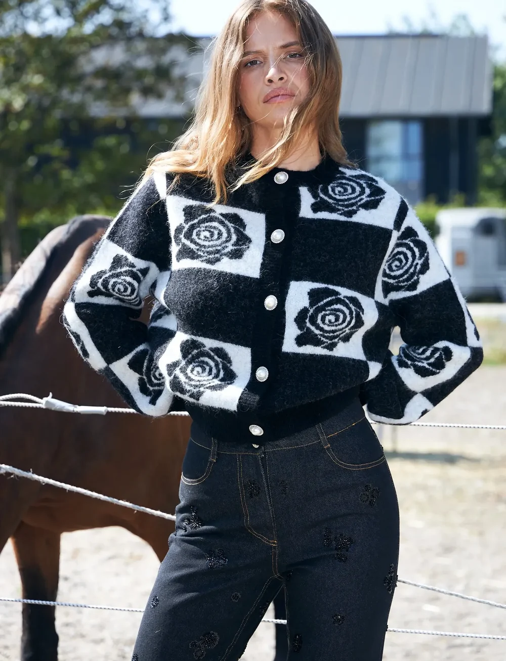 crās - Kiacras Cardigan - cardigans - 9999 black - 3