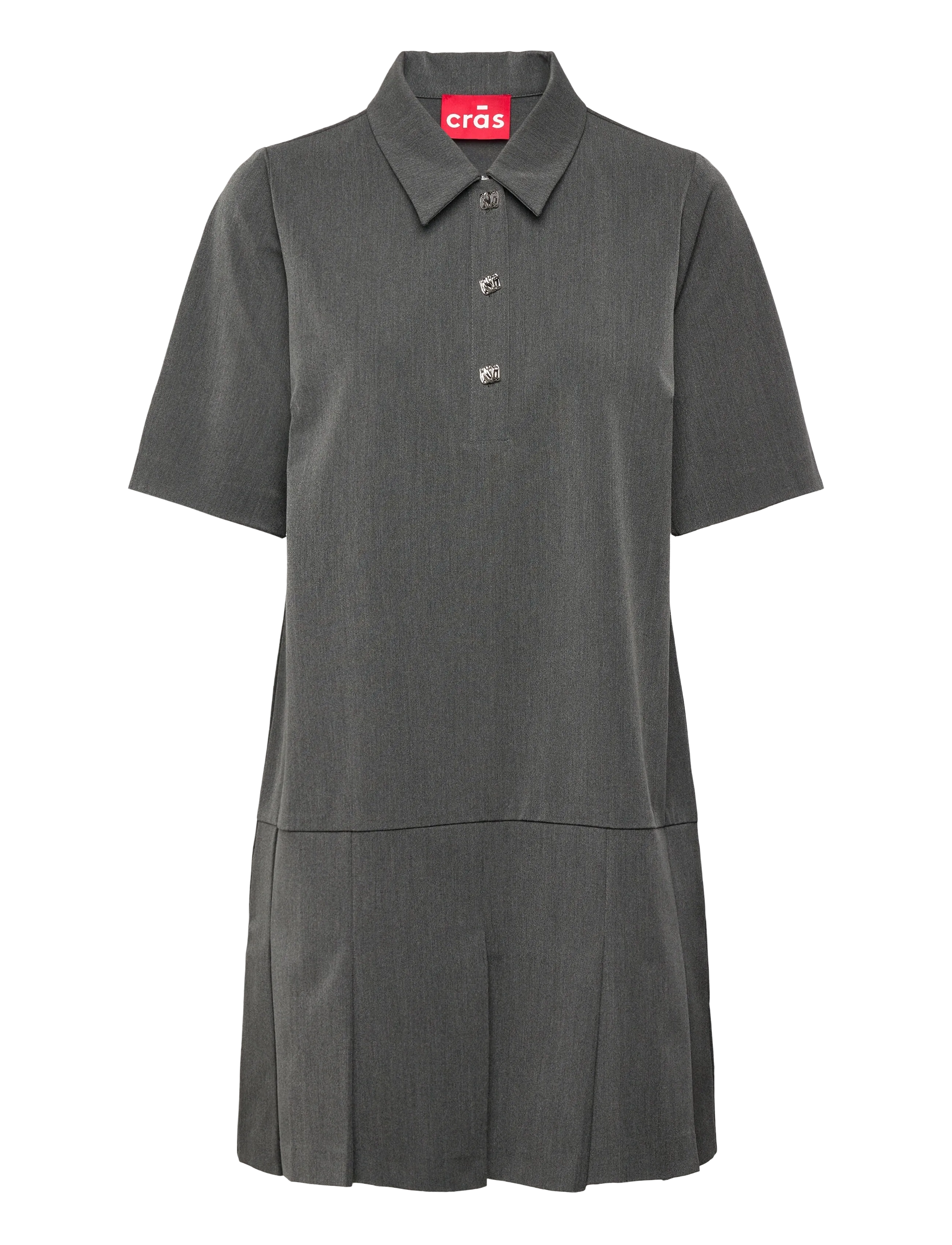 crās Teegancras Dress - Cras - 9006 DARK GREY / grey