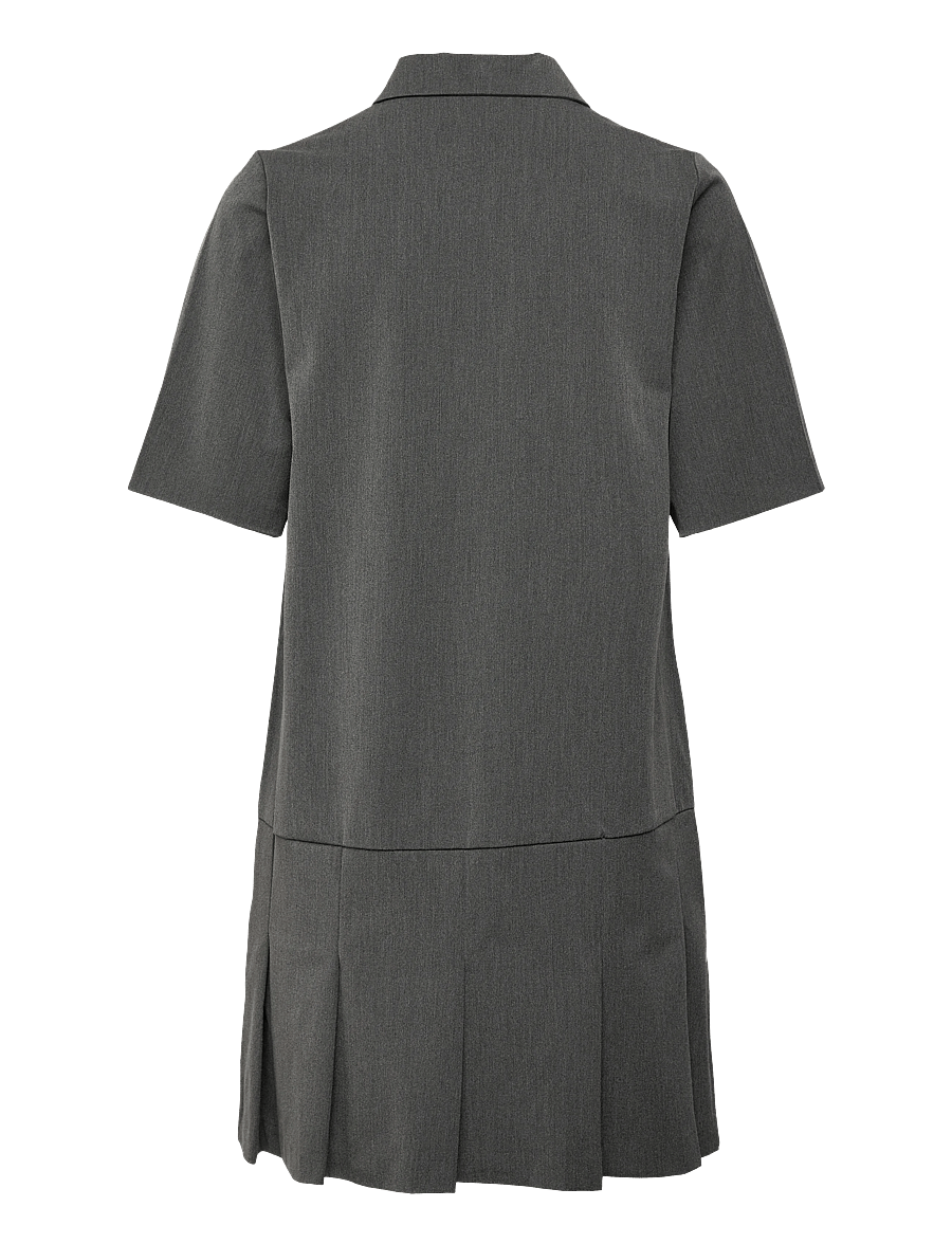 crās - Teegancras Dress - kurze kleider - 9006 dark grey - 2