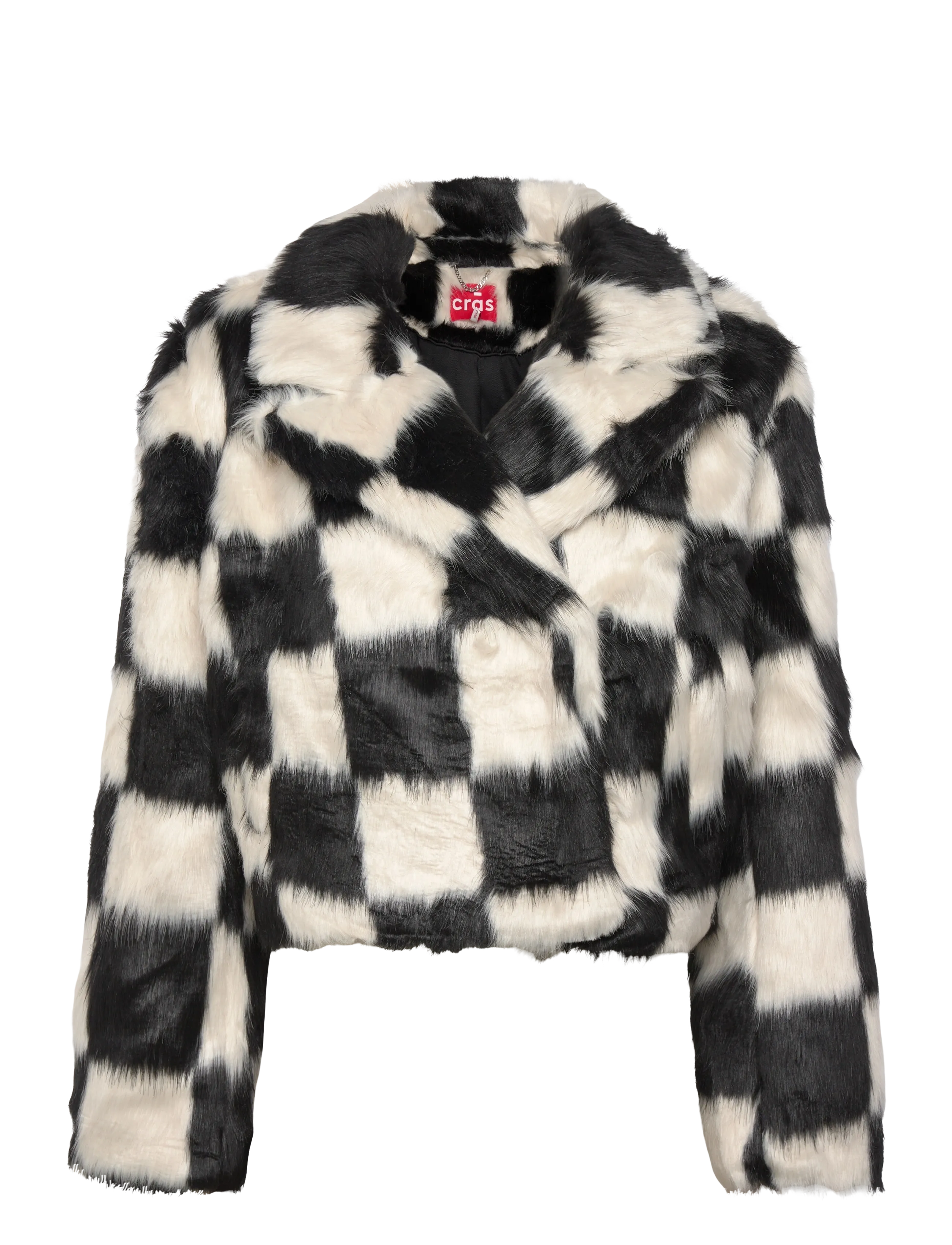 crās Liecras Jacket - Cras - WHITE BLACK CHECK / black