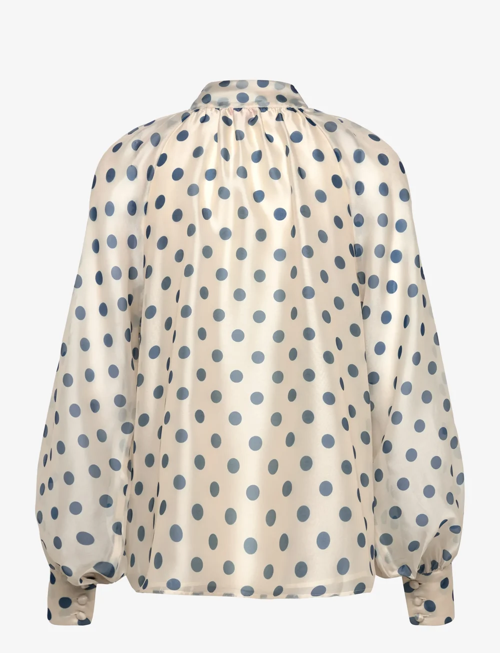 crās - Jackiecras Blouse - langärmlige blusen - 8126 navy dots - 2